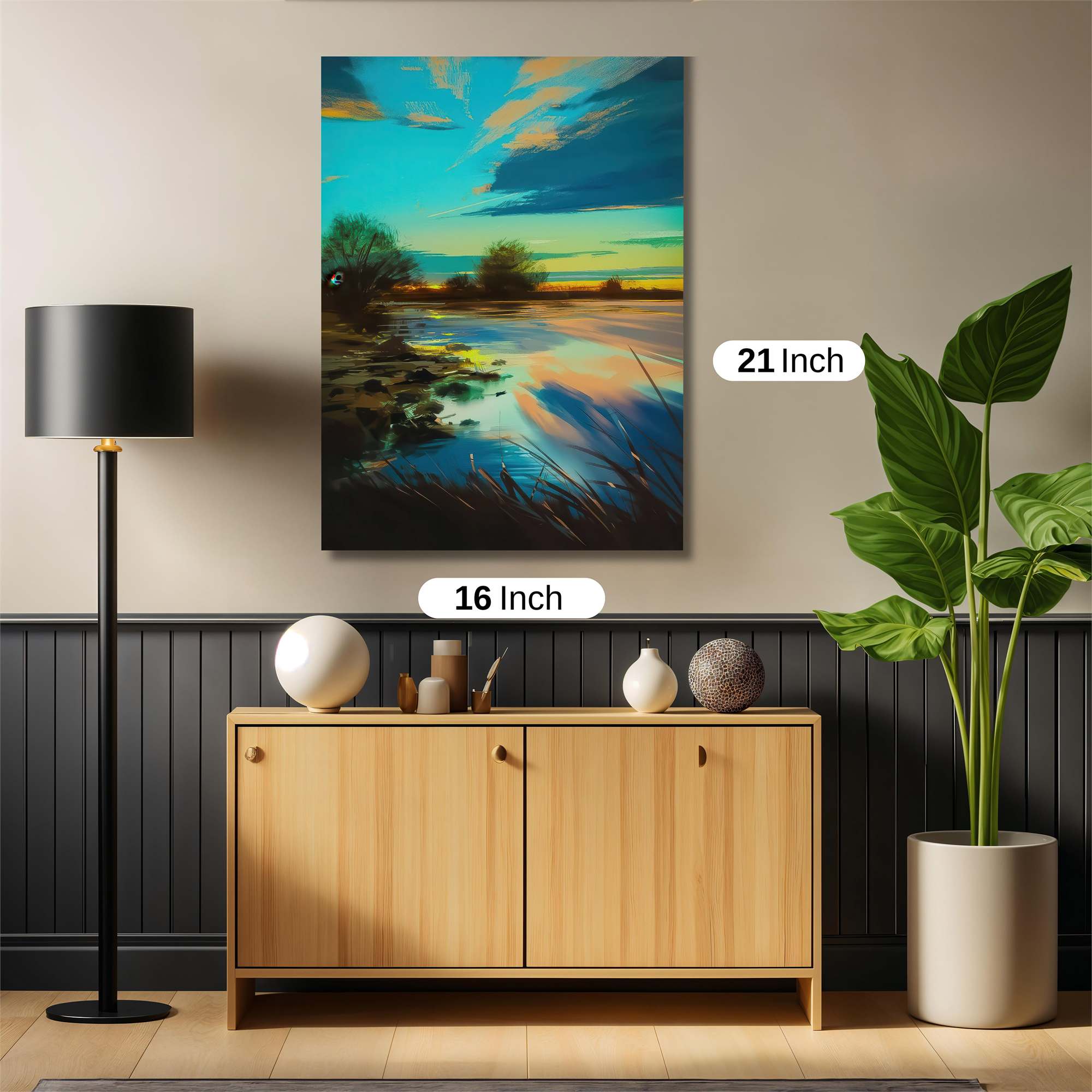 Sunset Serenity Safe Wall Magnetic / M