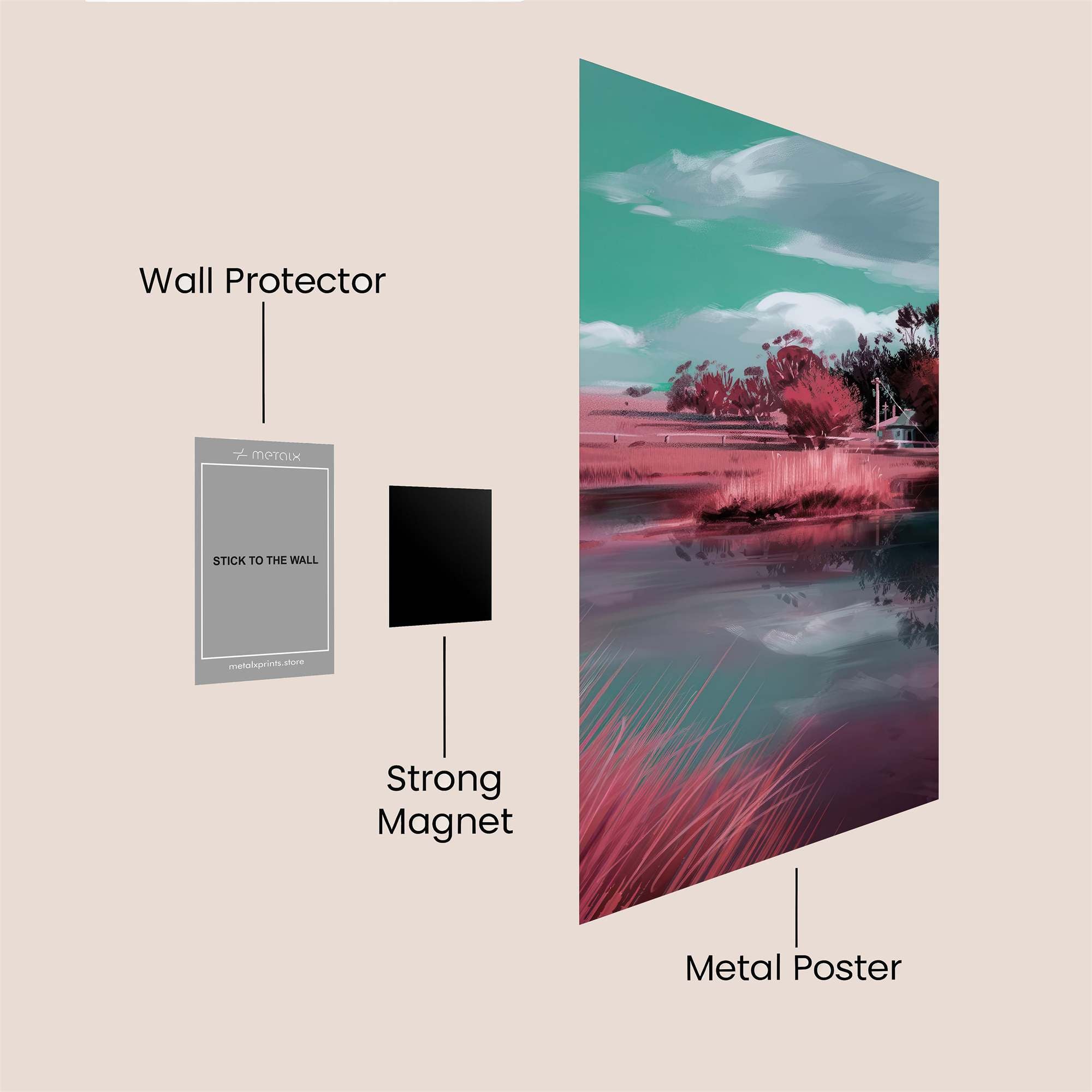 Infrared Serenity Safe Wall Magnetic / M