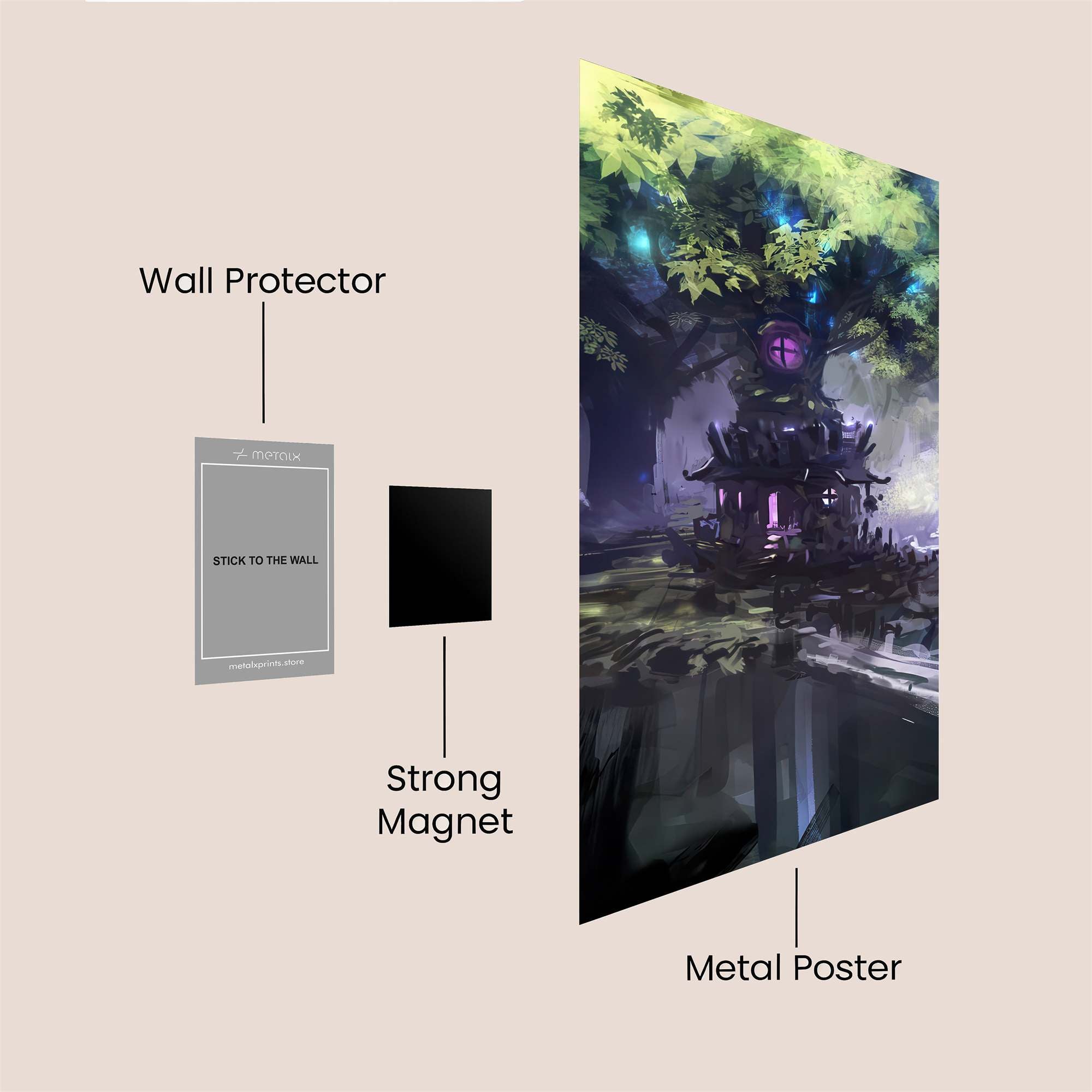 Treehouse Enigma Safe Wall Magnetic / M
