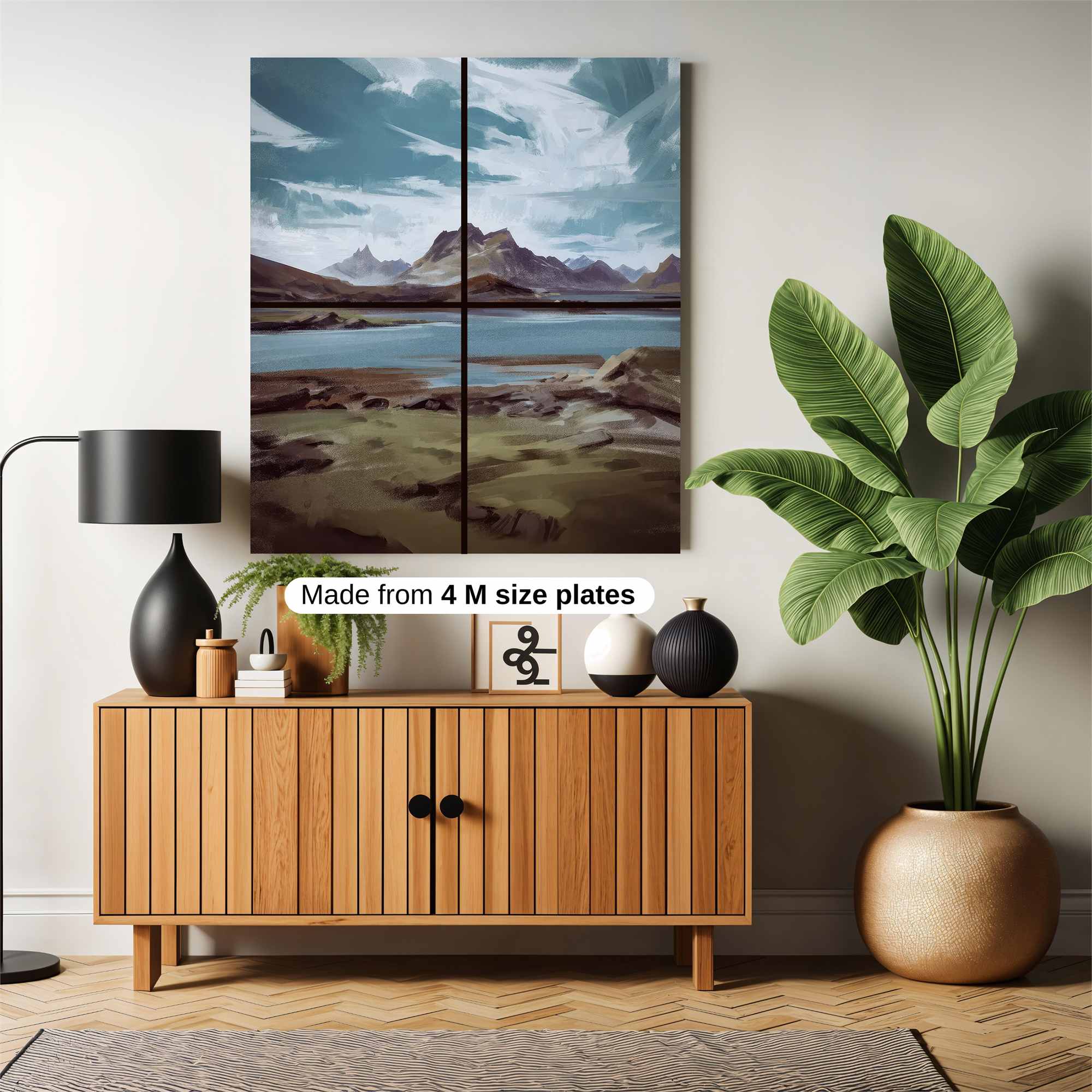 Mountain Serenity Safe Wall Magnetic / M