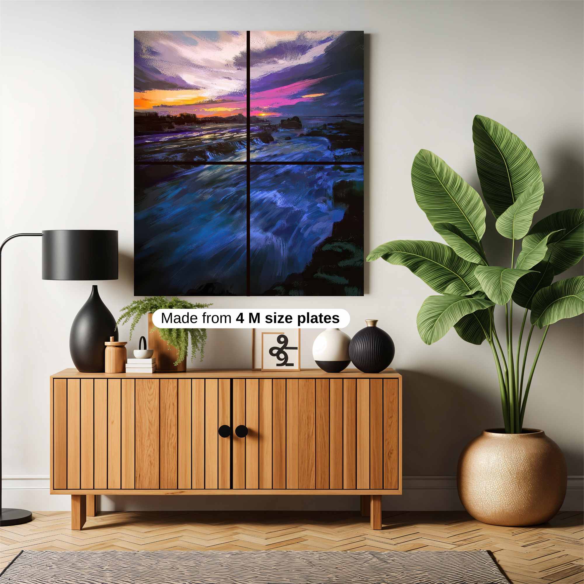 Sunset Serenity Safe Wall Magnetic / M