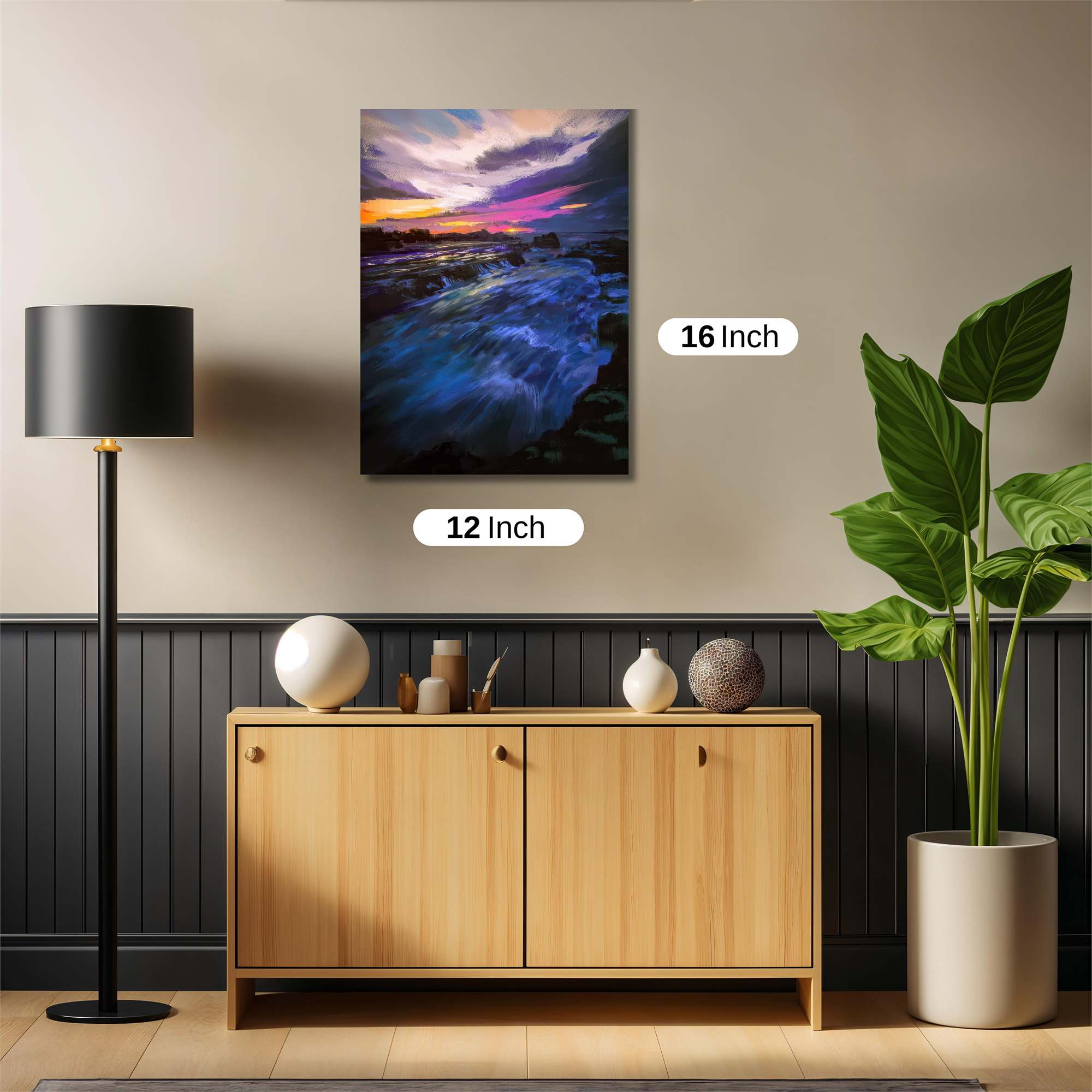 Sunset Serenity Safe Wall Magnetic / M
