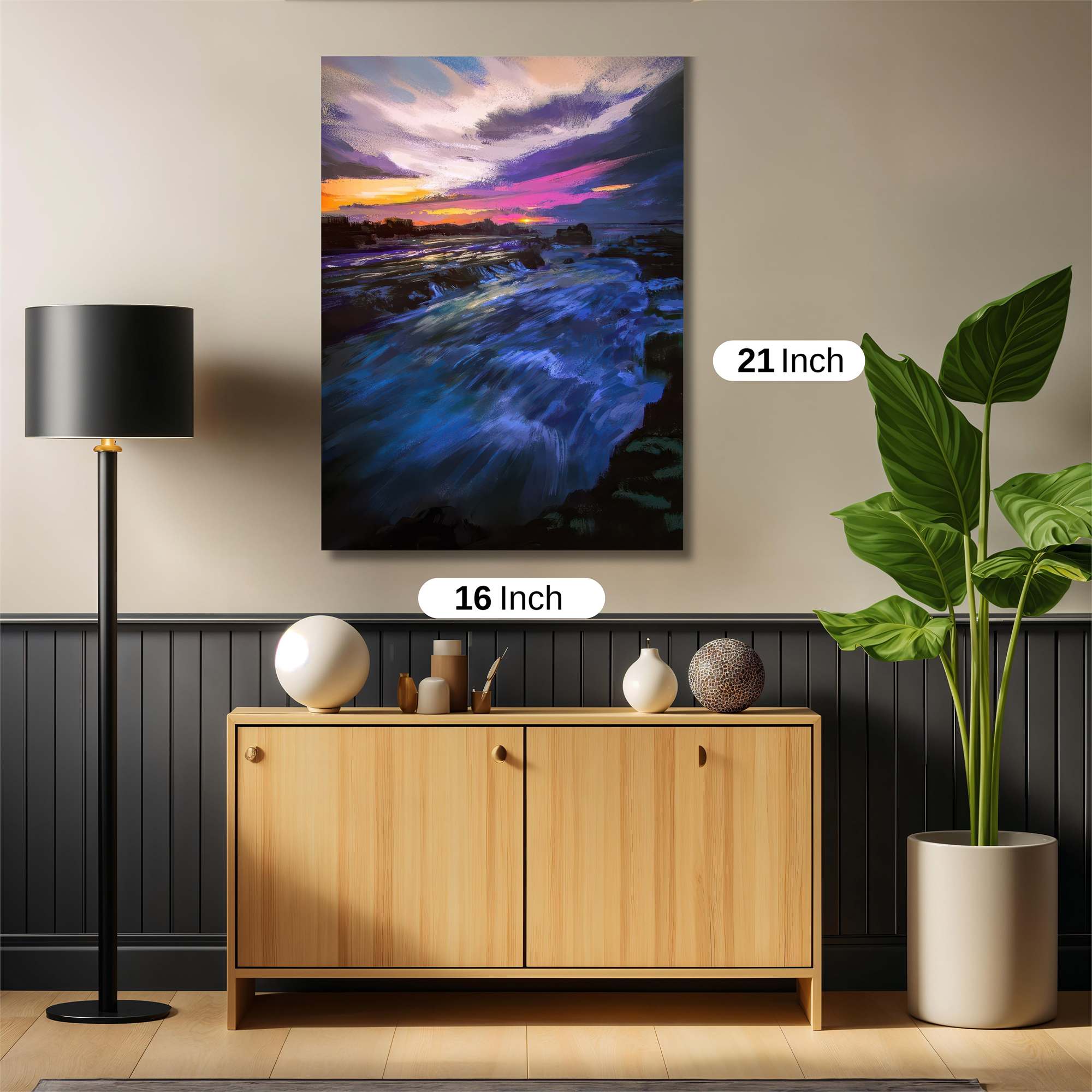 Sunset Serenity Safe Wall Magnetic / M