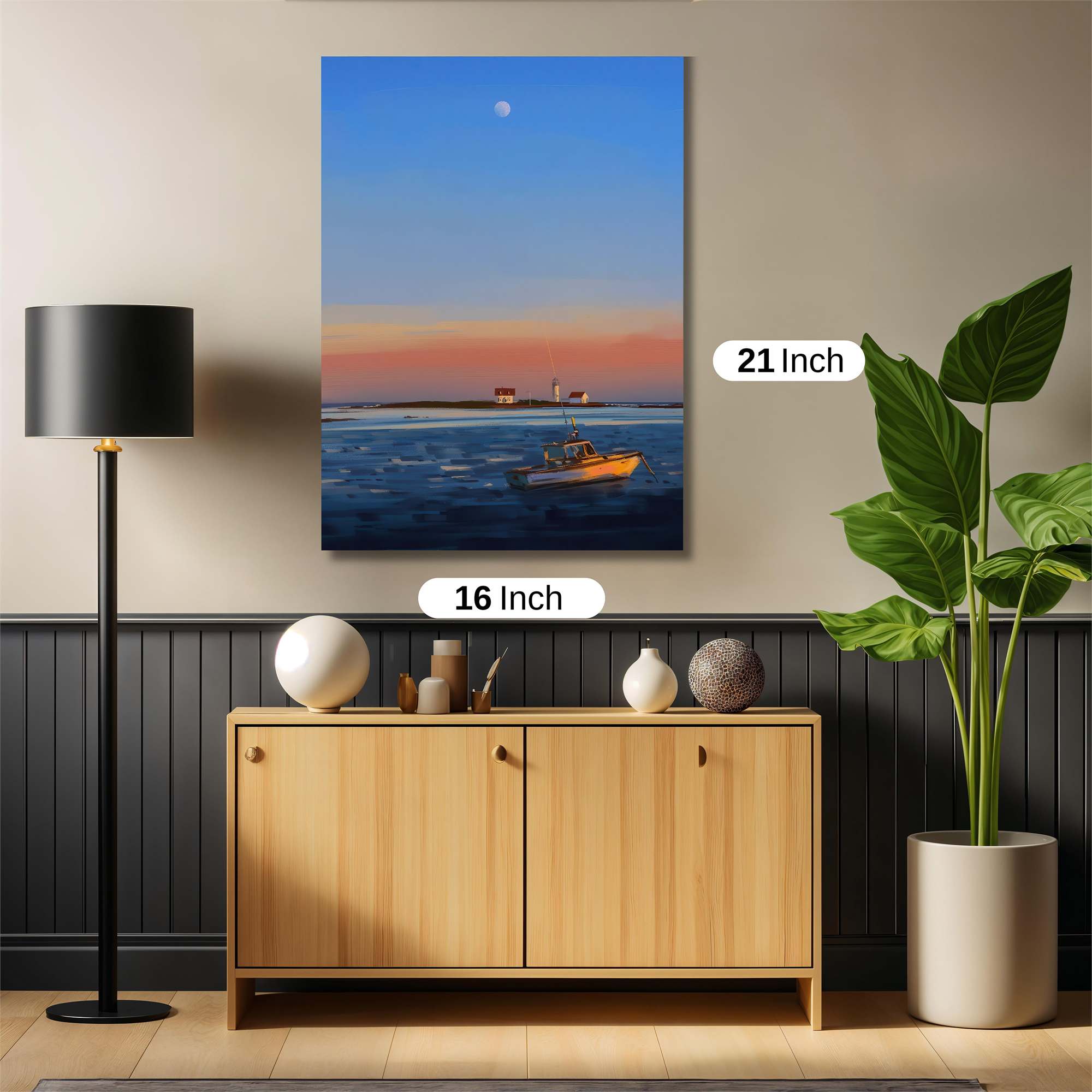 Moonlit Serenity Safe Wall Magnetic / M