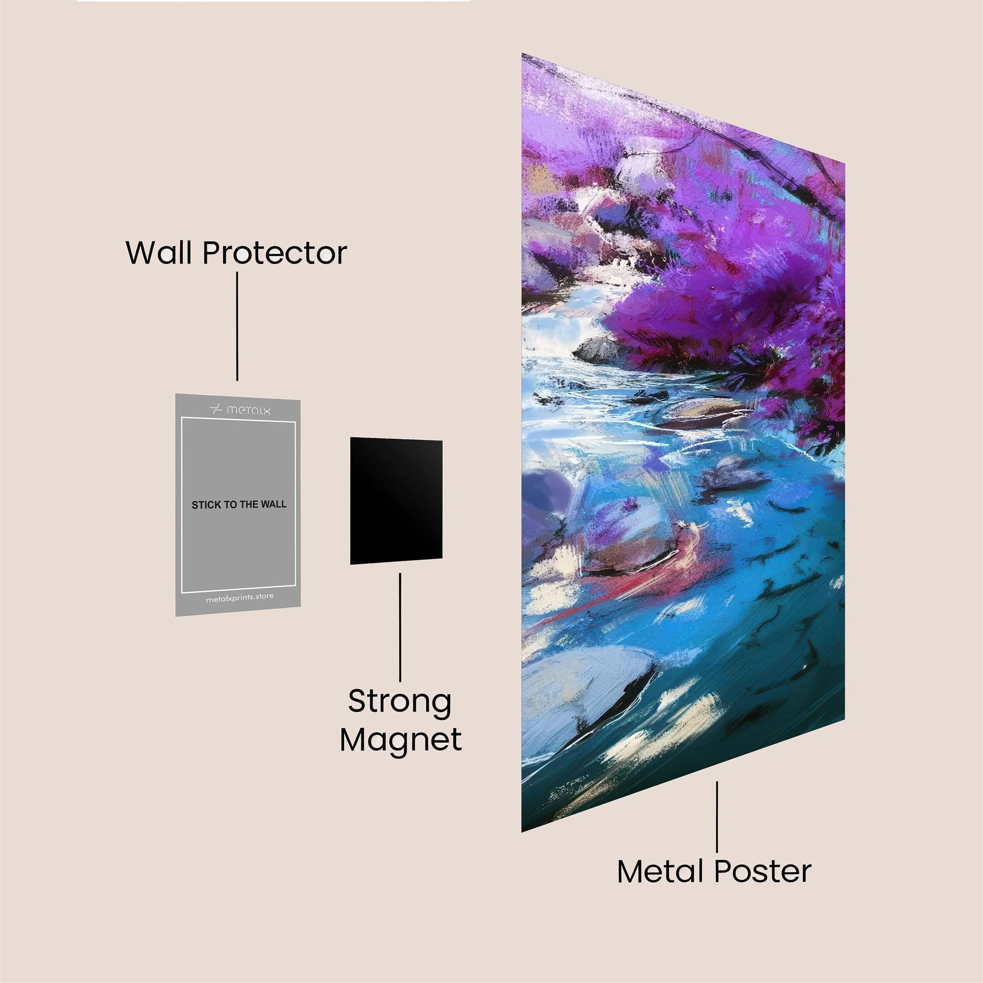 Sunlit Serenity Safe Wall Magnetic / M