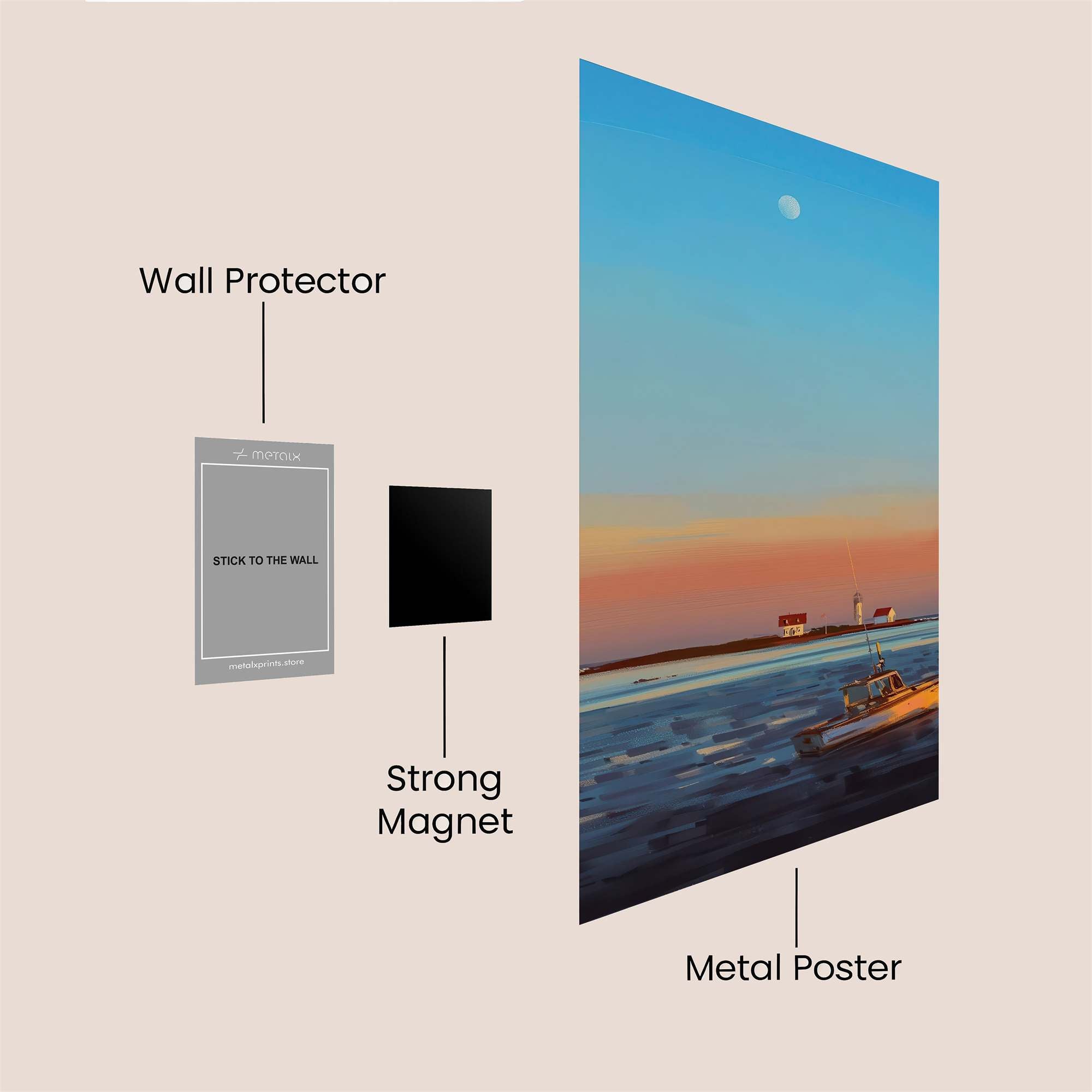 Harbor Serenity Safe Wall Magnetic / M