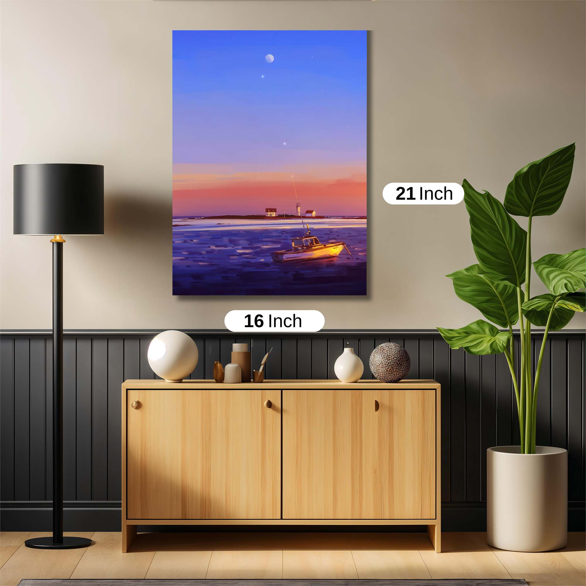 Moonlit Serenity Safe Wall Magnetic / M