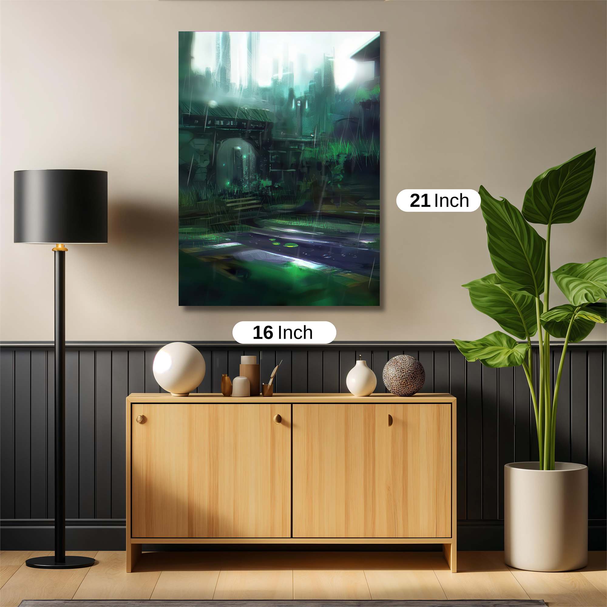 Neon Serenity Safe Wall Magnetic / M