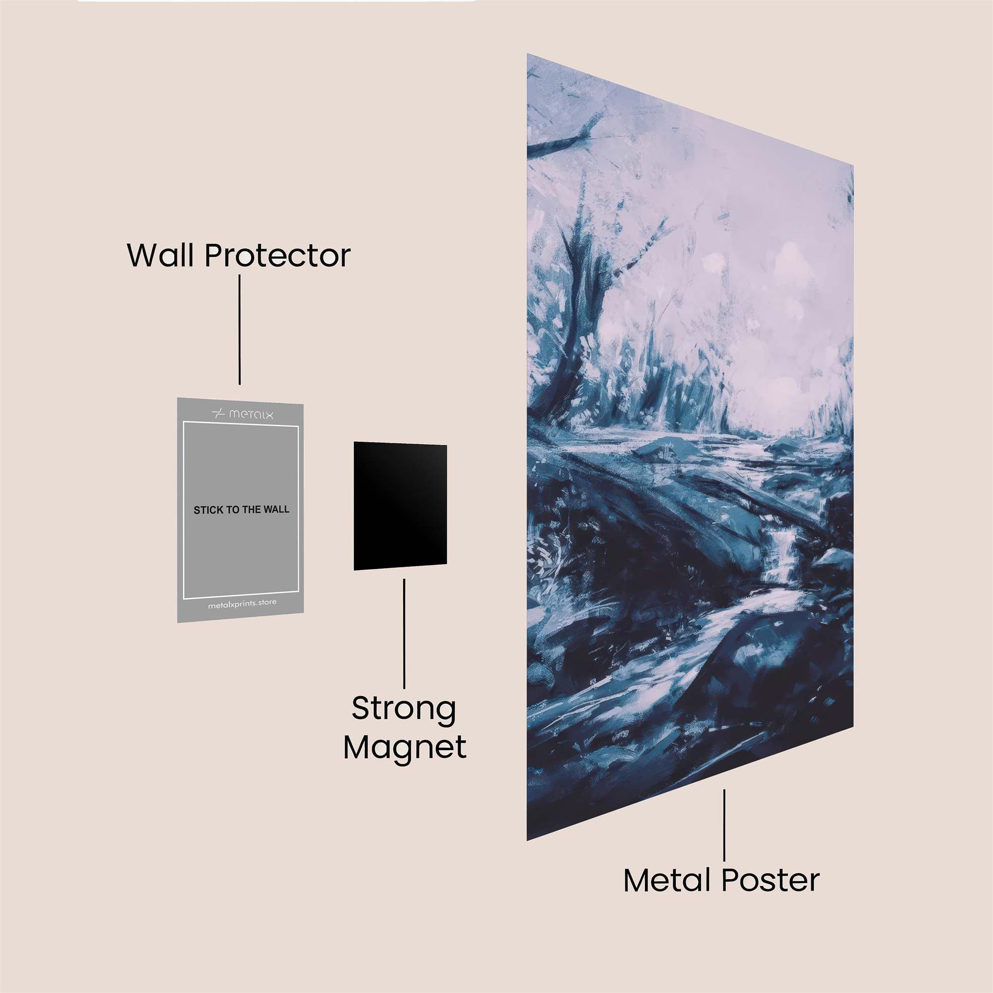 Moonlit Enigma Safe Wall Magnetic / M