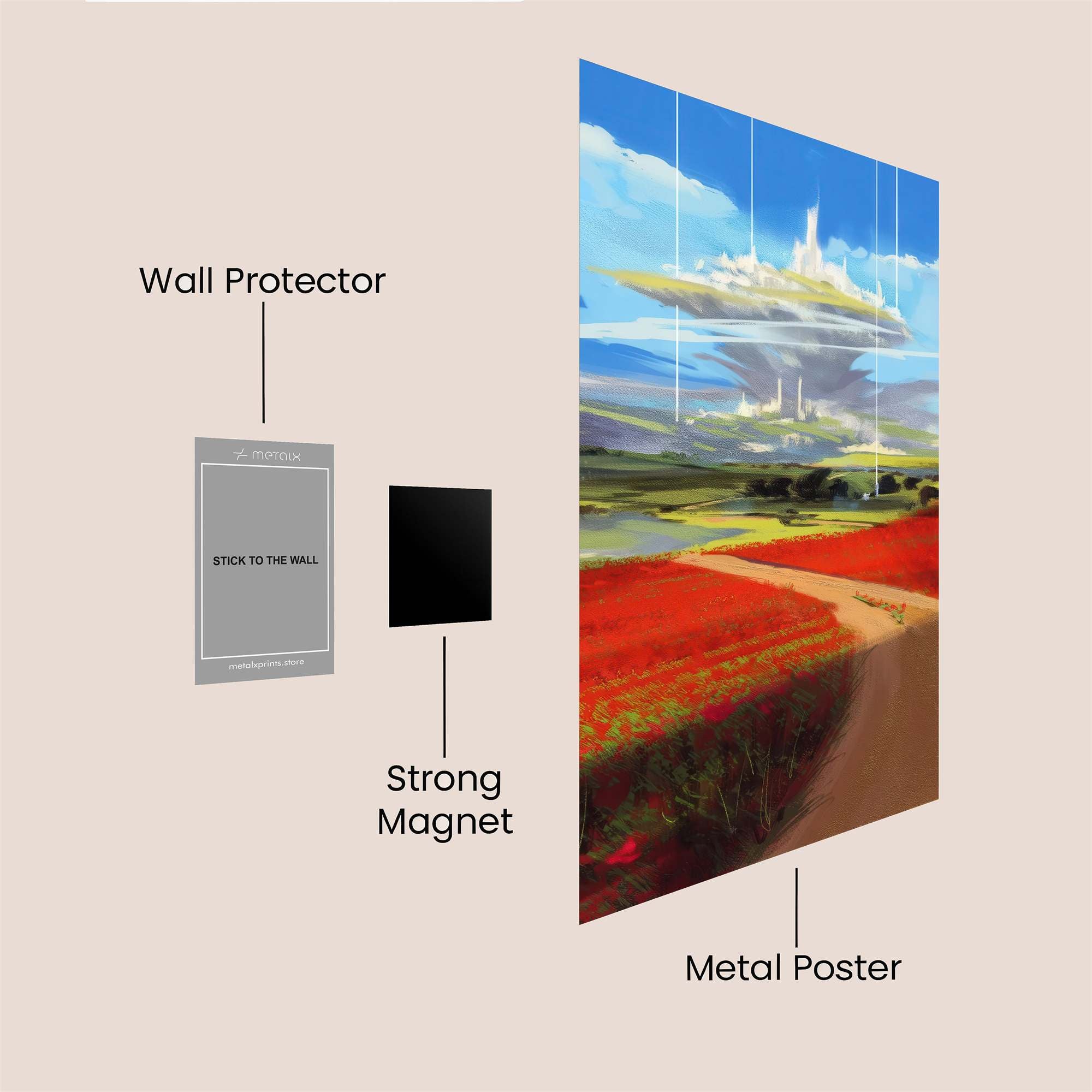 Skyward Serenity Safe Wall Magnetic / M