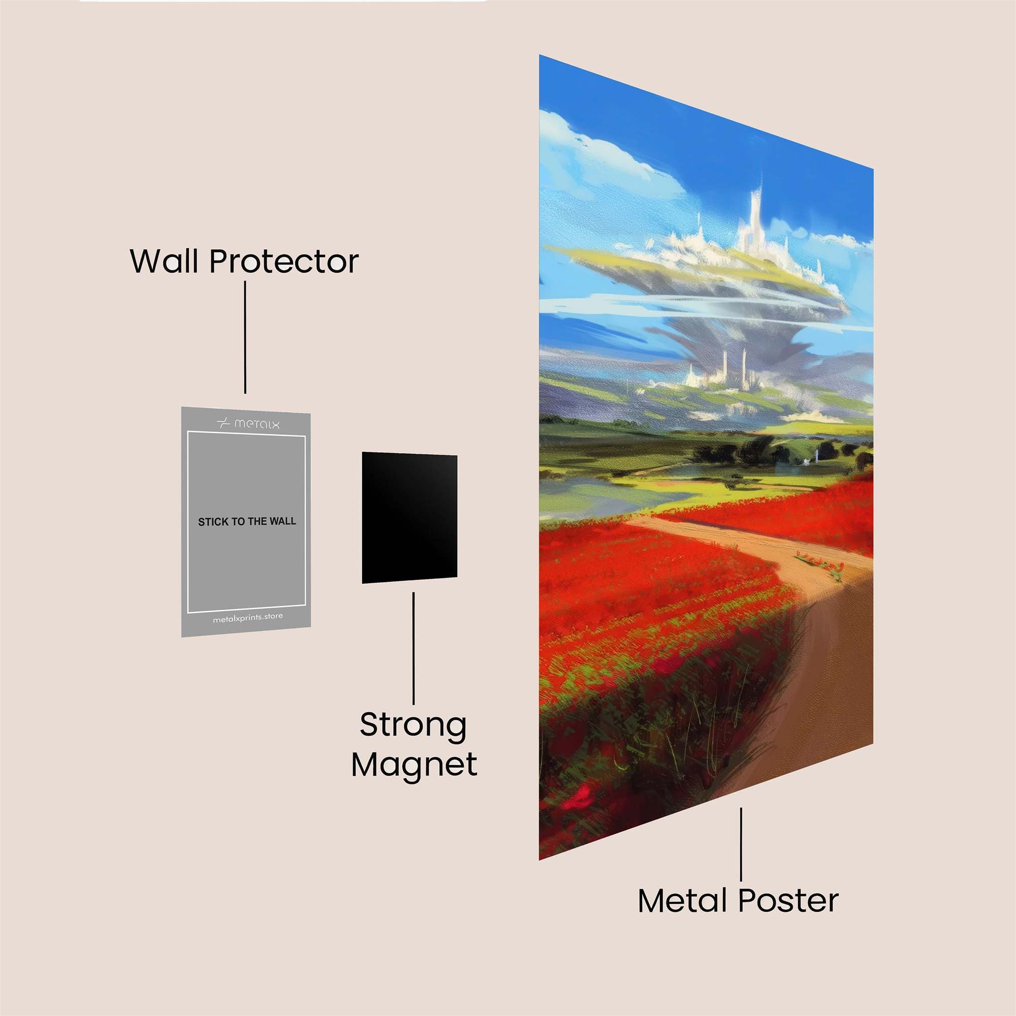 Celestial Tranquility Safe Wall Magnetic / M