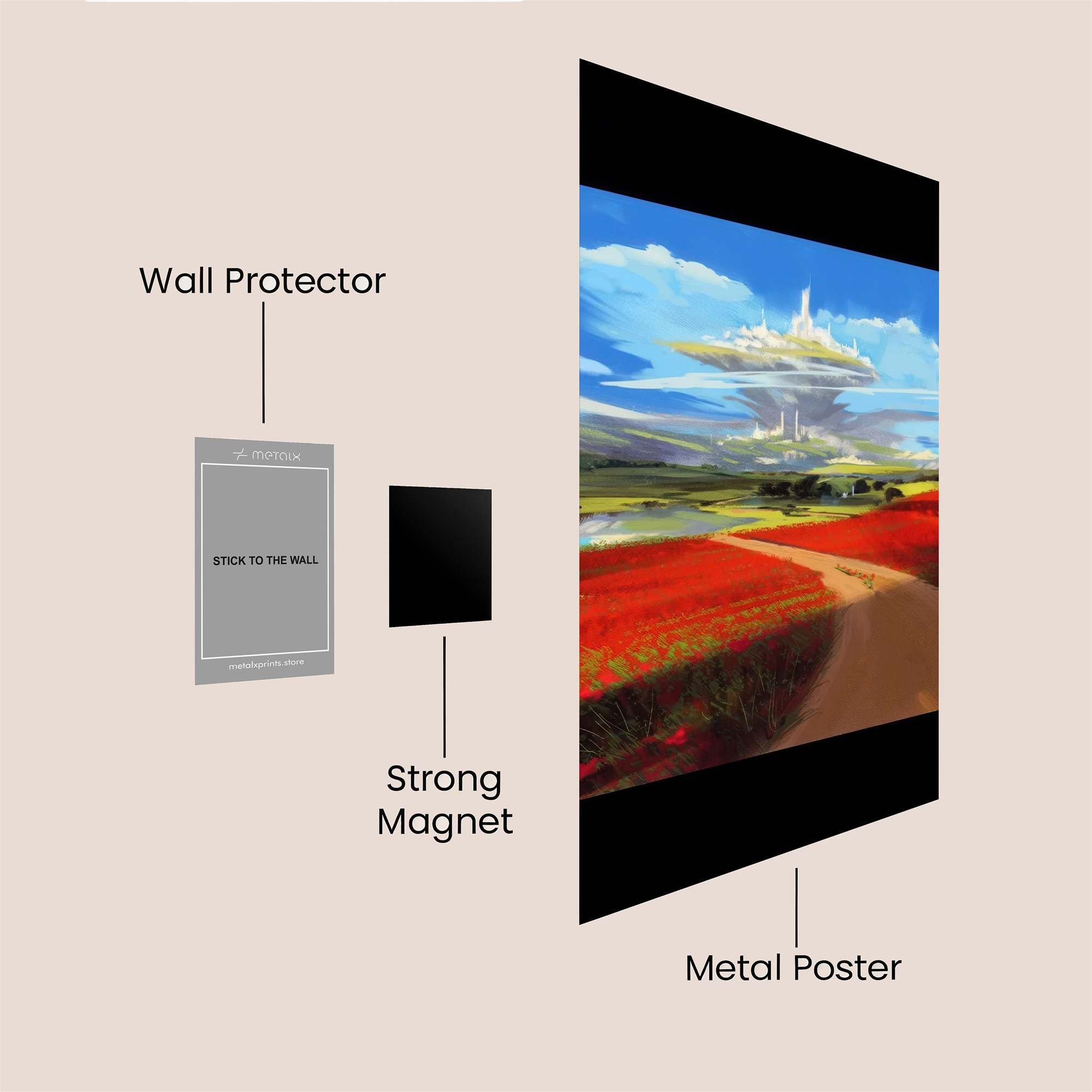 Skyward Serenity Safe Wall Magnetic / M
