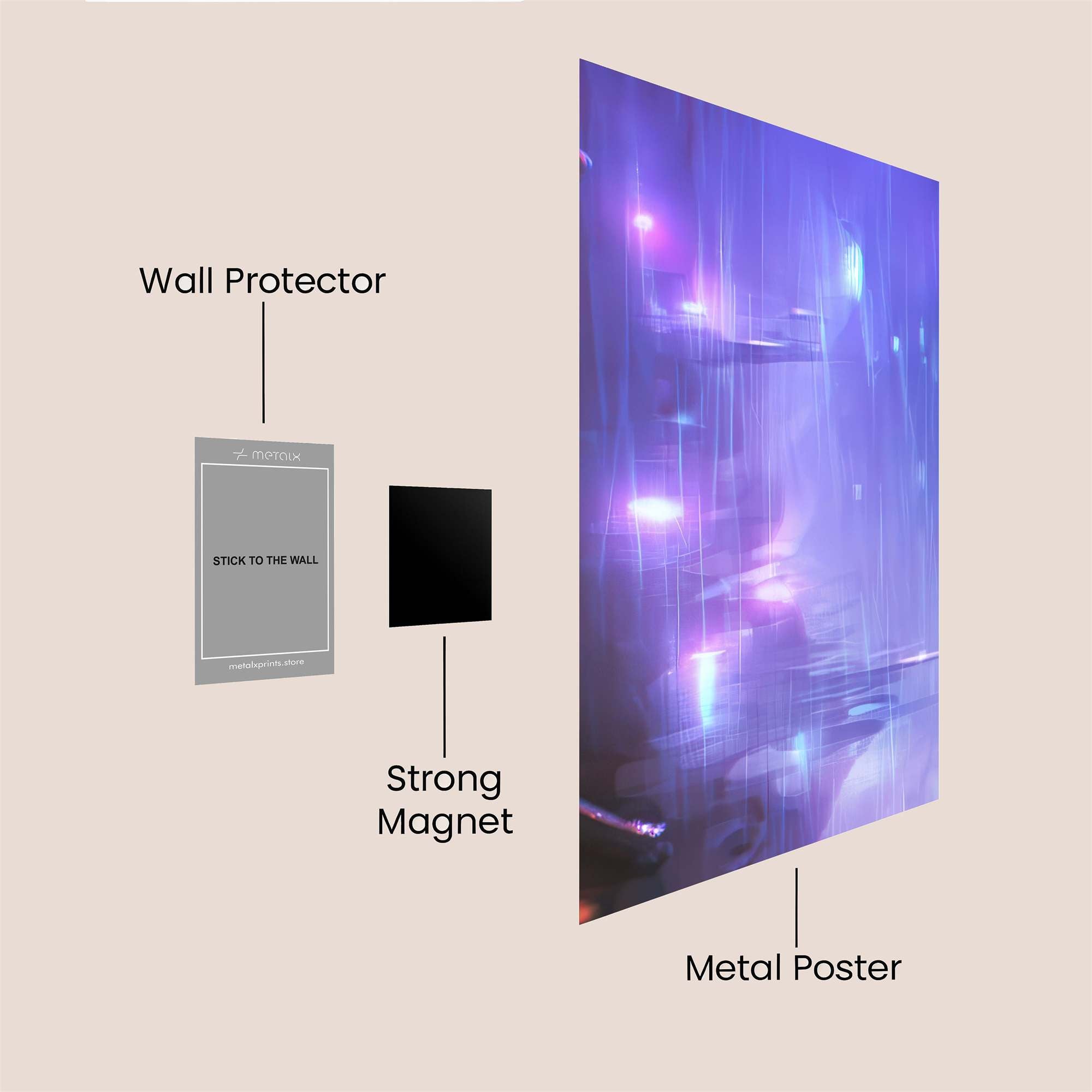 Meteor Whimsy Safe Wall Magnetic / M