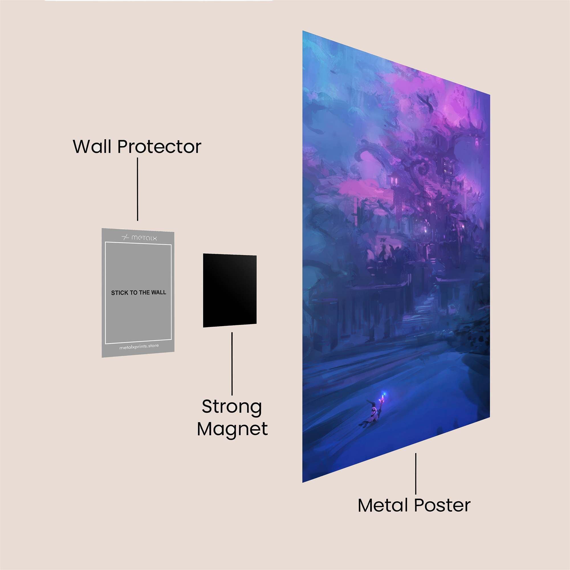 Mystic Haven Safe Wall Magnetic / M