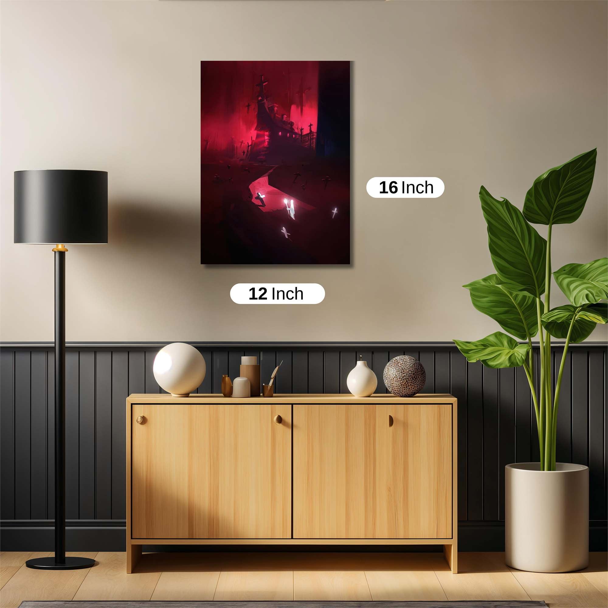 Haunted Gloom Safe Wall Magnetic / M