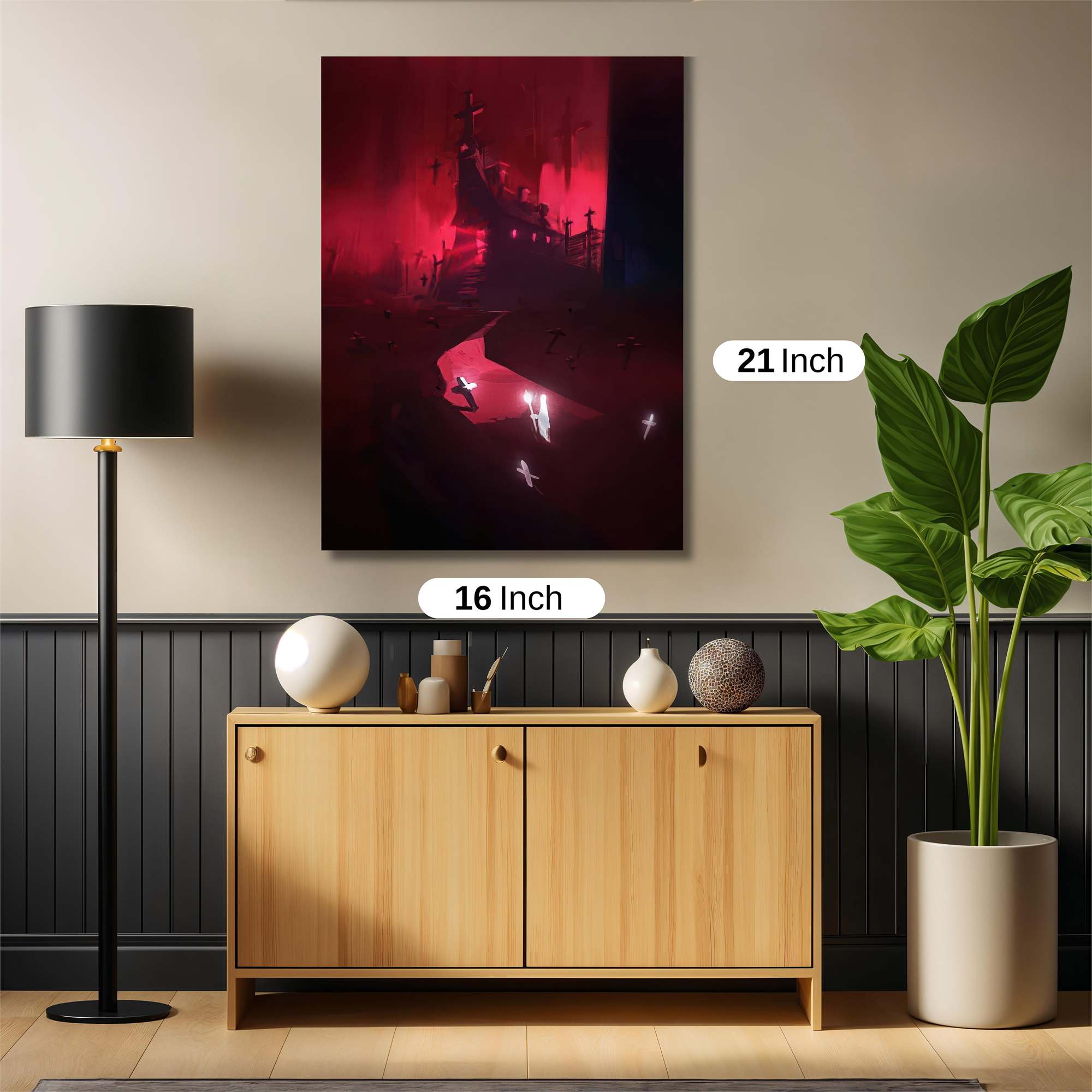 Haunted Gloom Safe Wall Magnetic / M