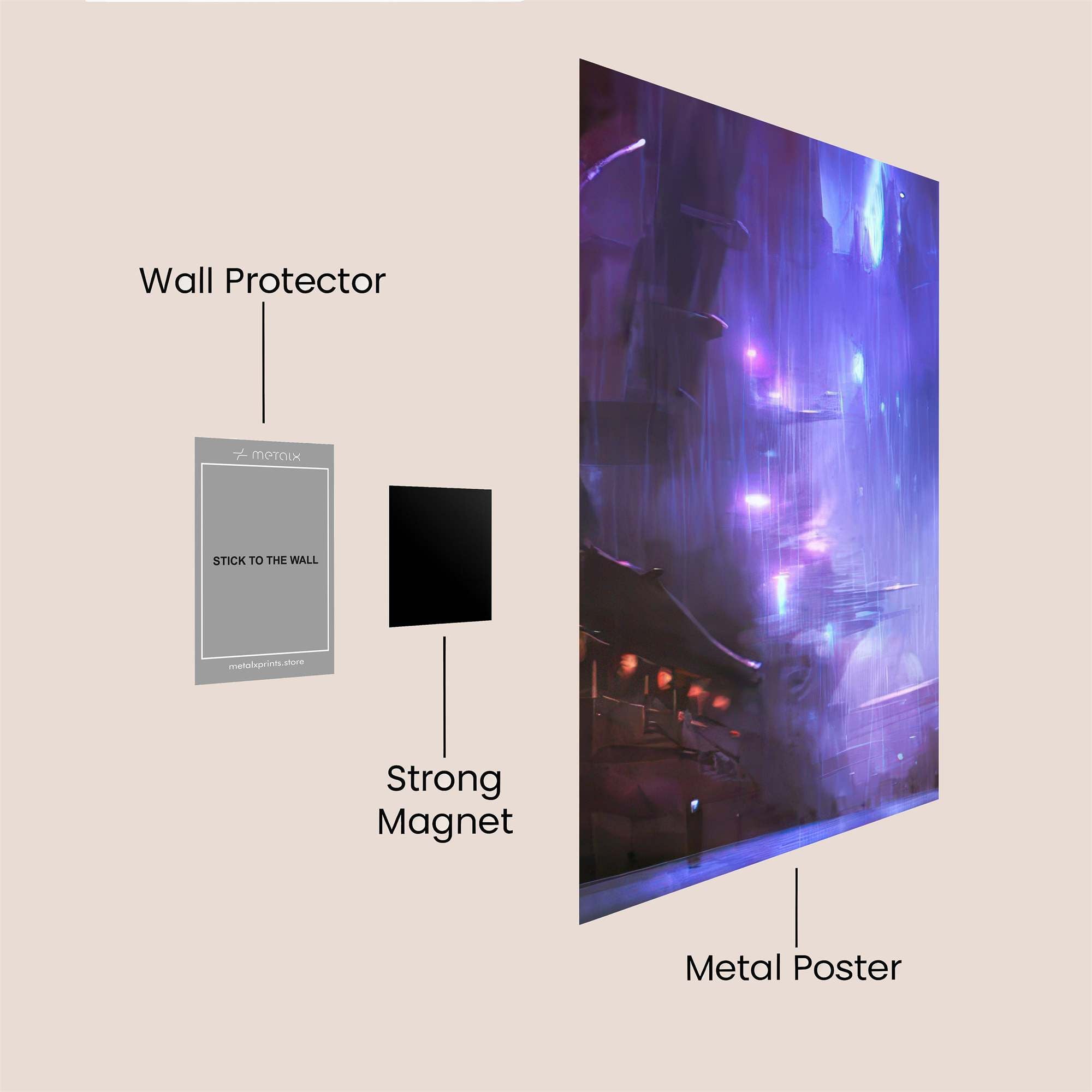 Rocket Ascension Safe Wall Magnetic / M