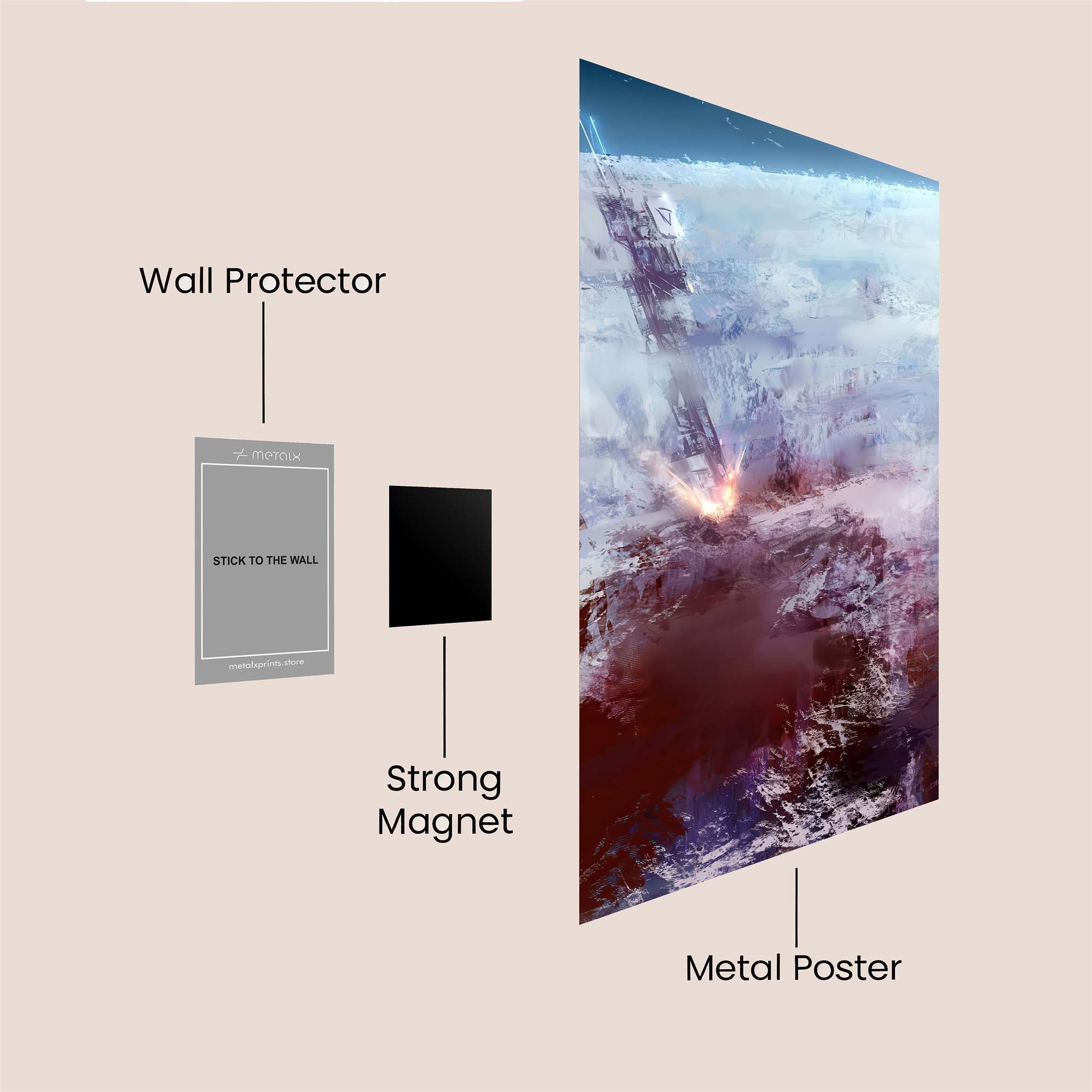 Impact Apocalyptic Safe Wall Magnetic / M