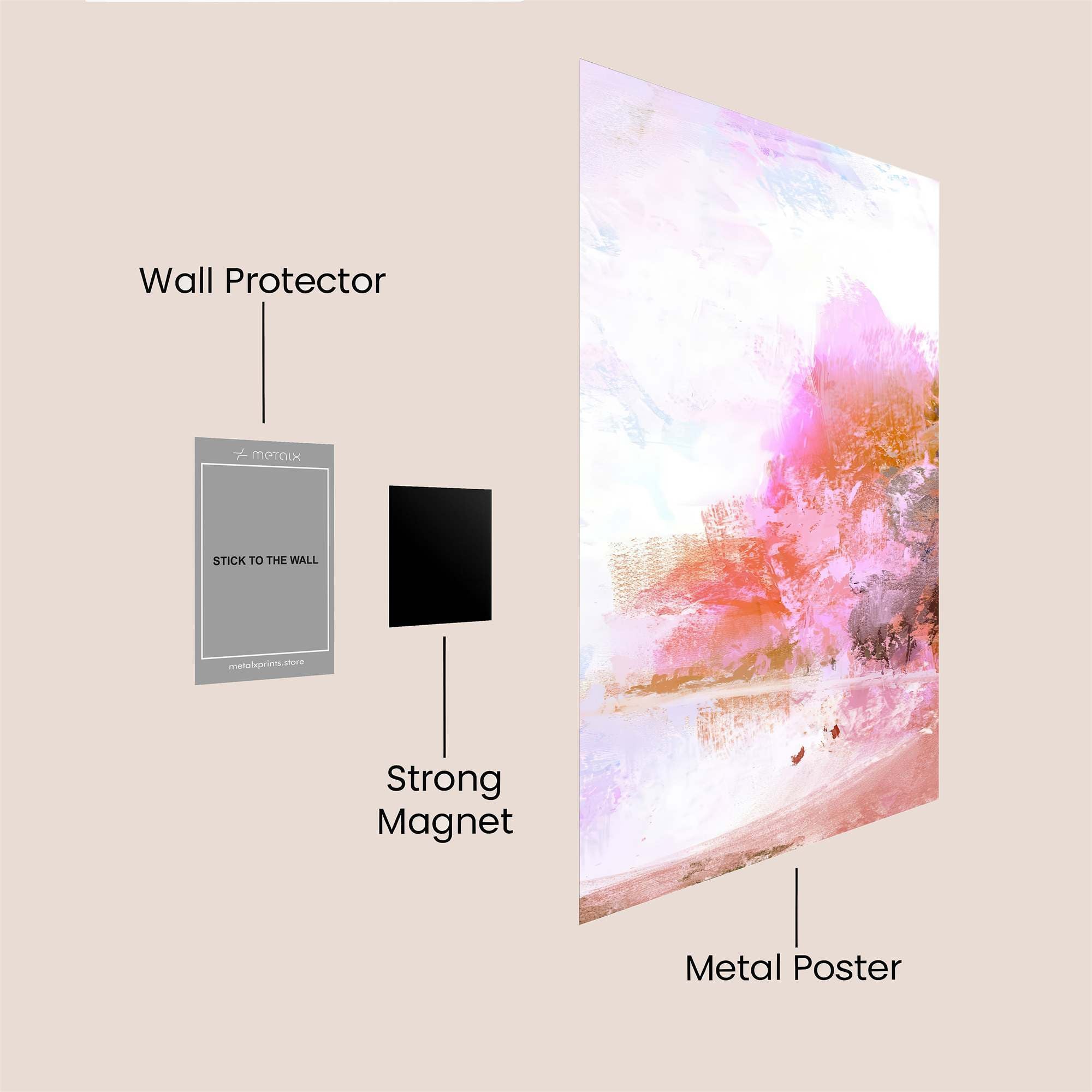 Sunset Serenity Safe Wall Magnetic / M