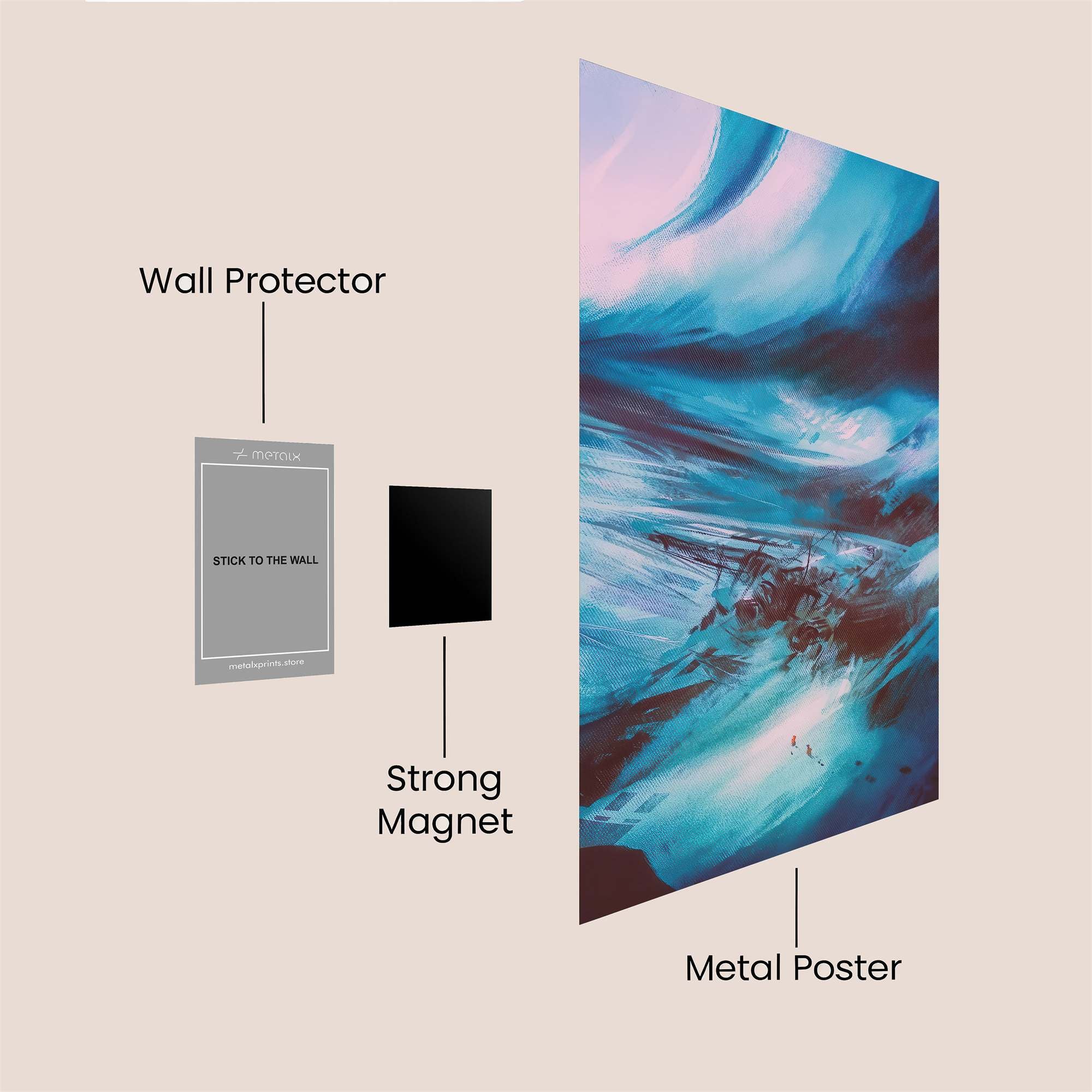 Aurora Dream Safe Wall Magnetic / M