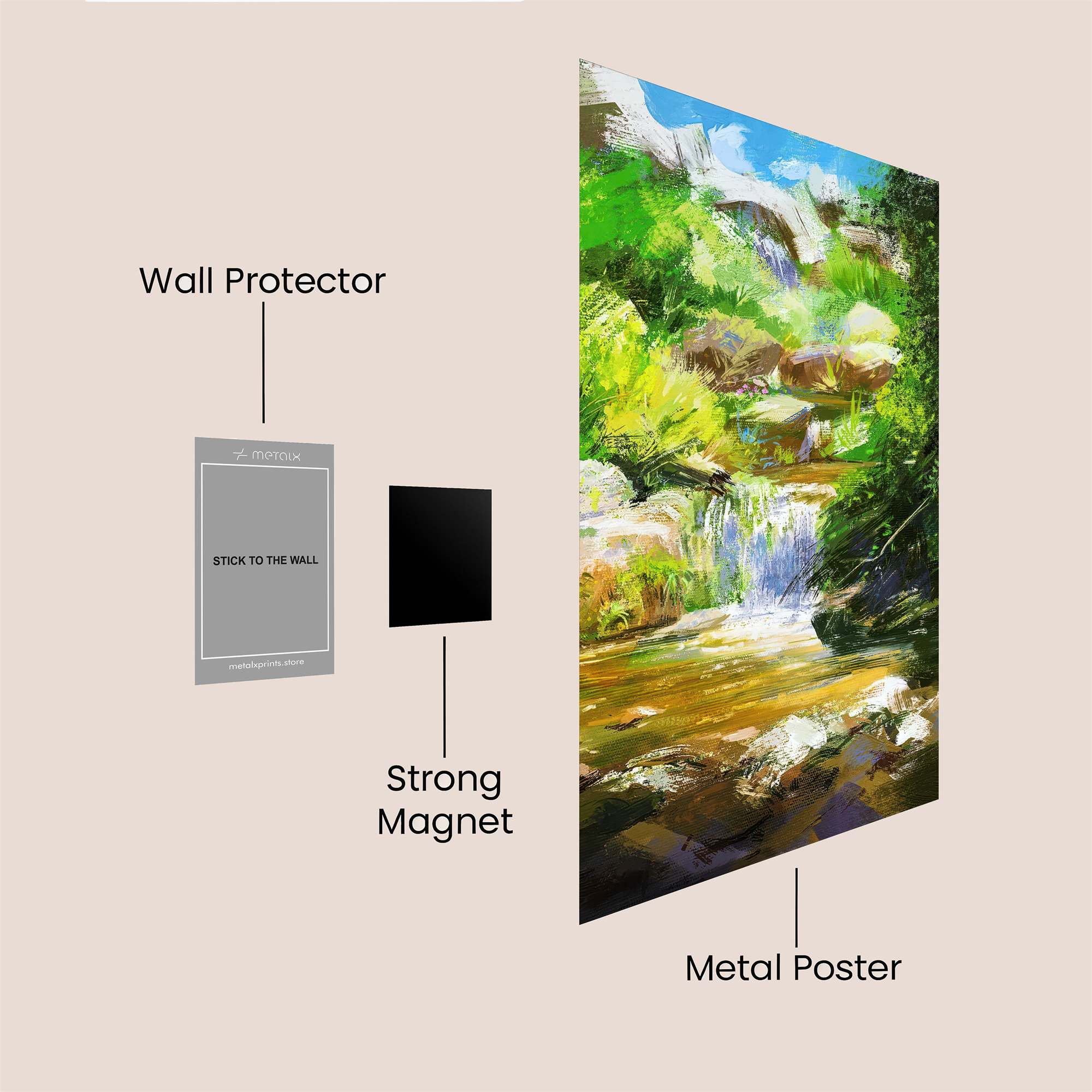 Forest Serenity Safe Wall Magnetic / M