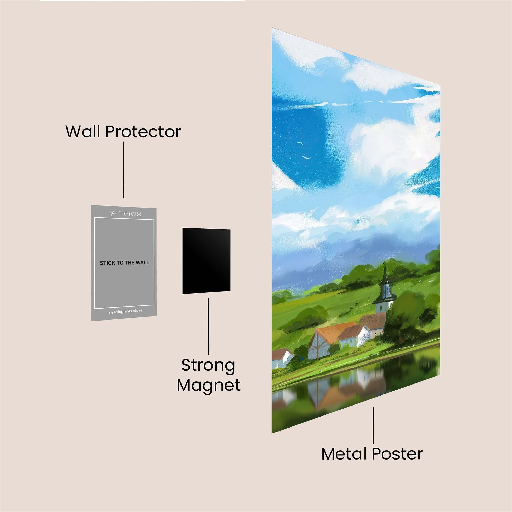 Serenity Village Safe Wall Magnetic / M