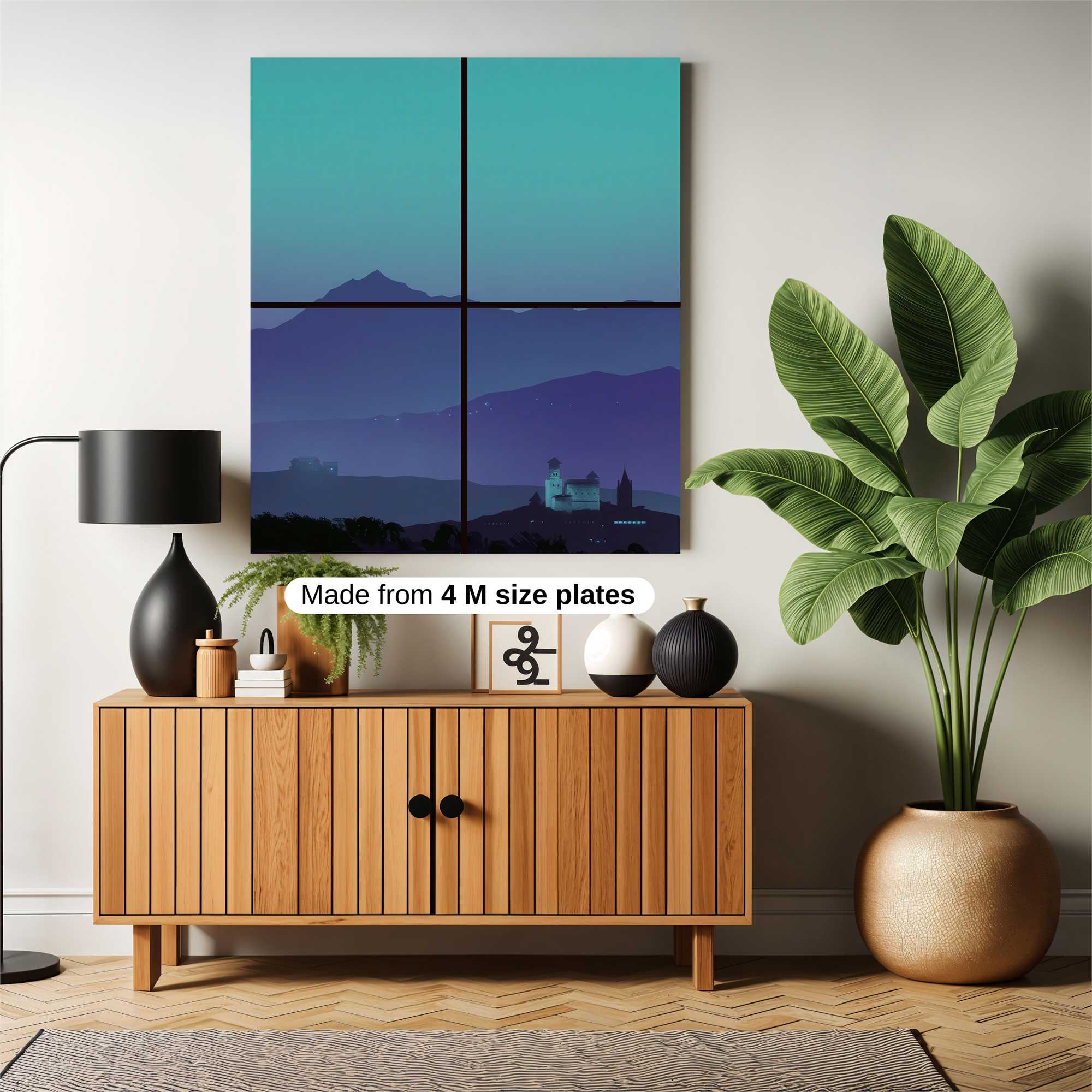 Mountain Serenity Safe Wall Magnetic / M