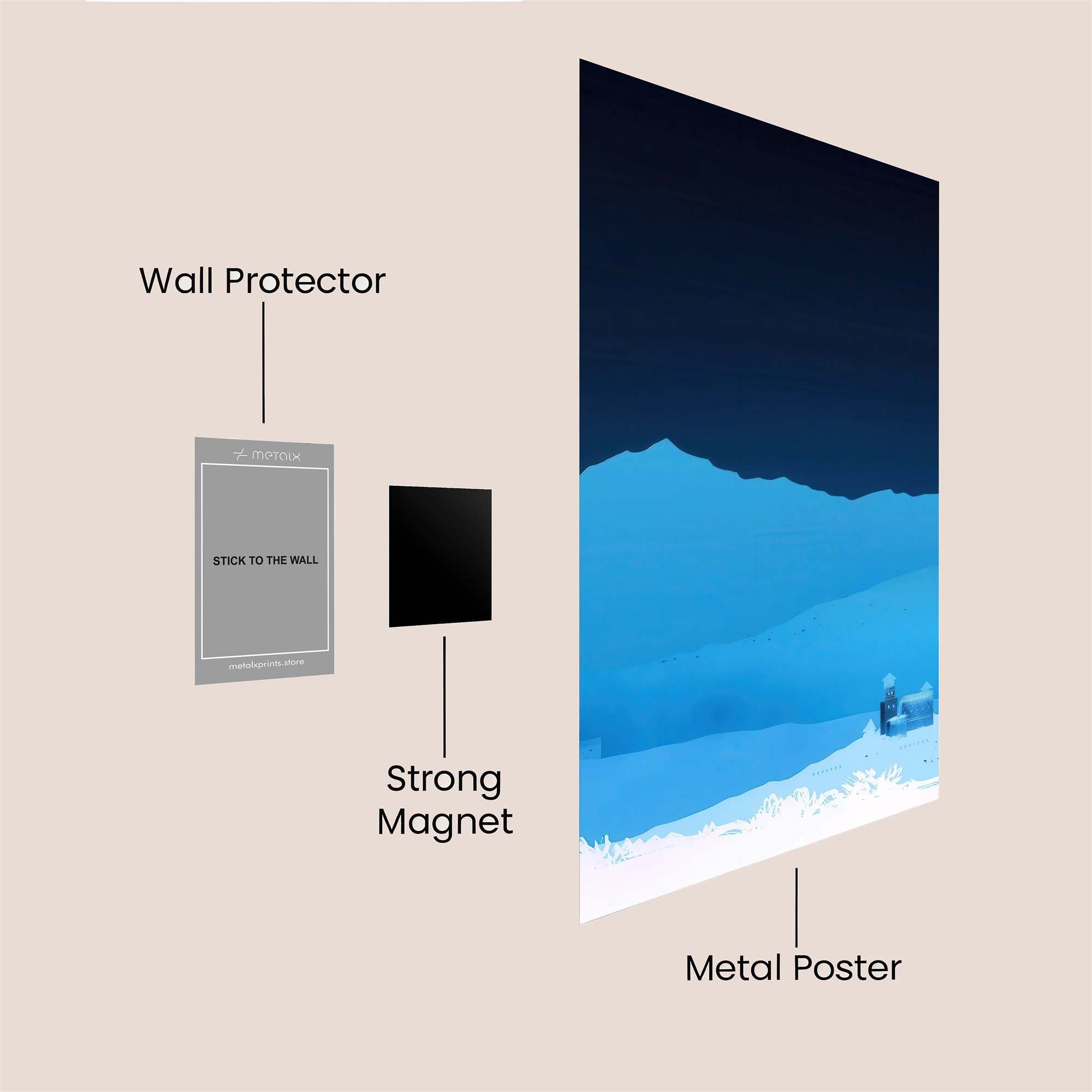 Everest Serenity Safe Wall Magnetic / M