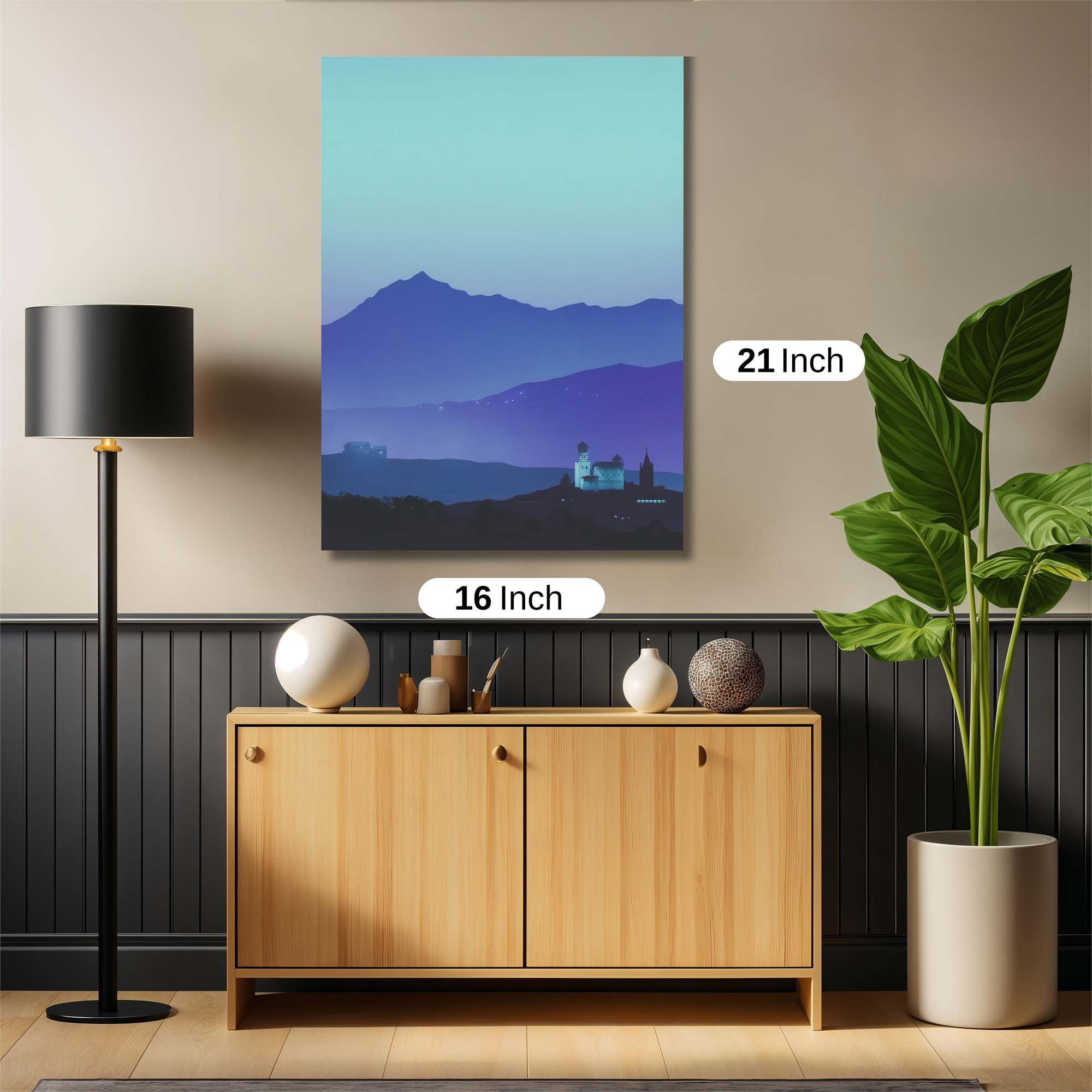 Mountain Serenity Safe Wall Magnetic / M