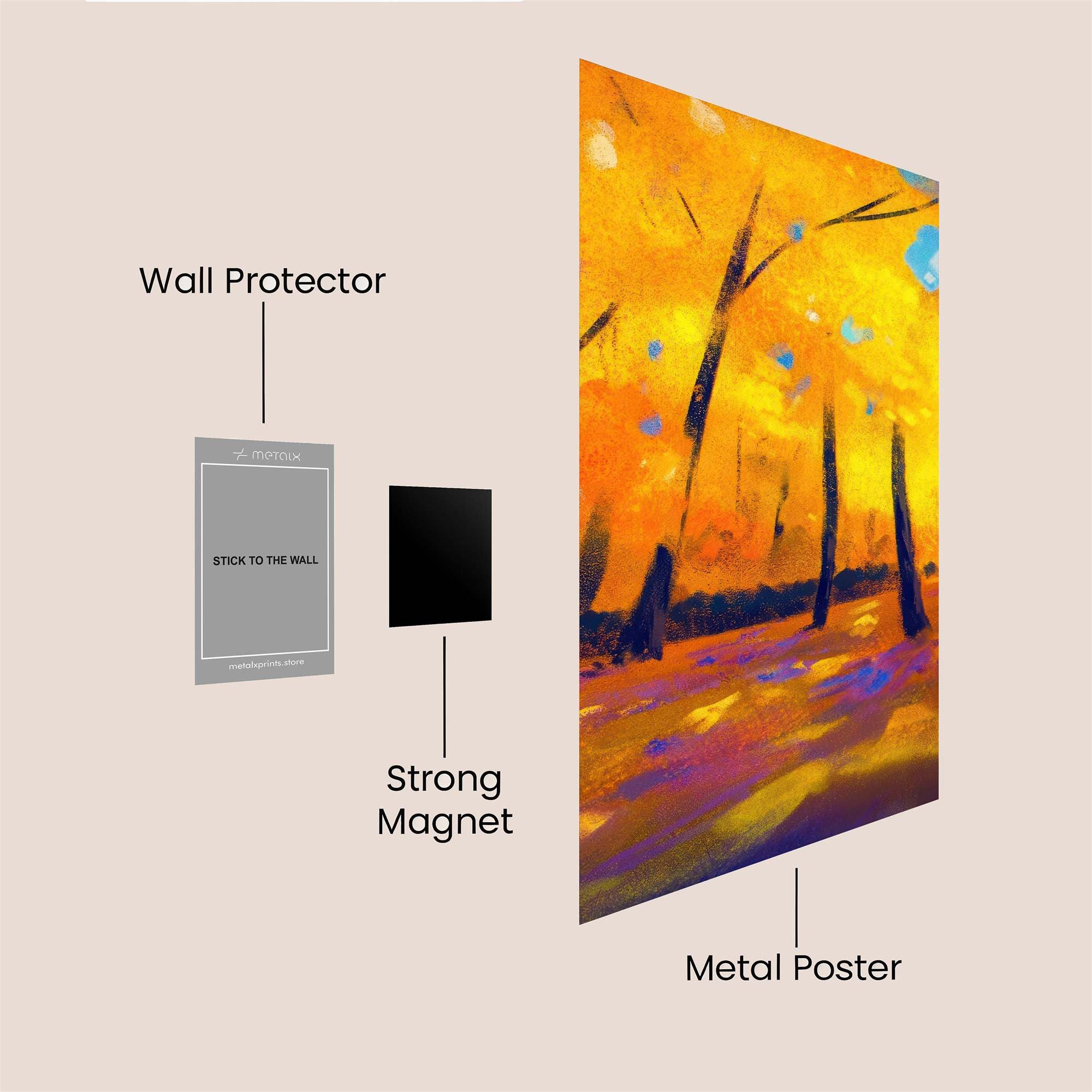 Castle Twilight Safe Wall Magnetic / M