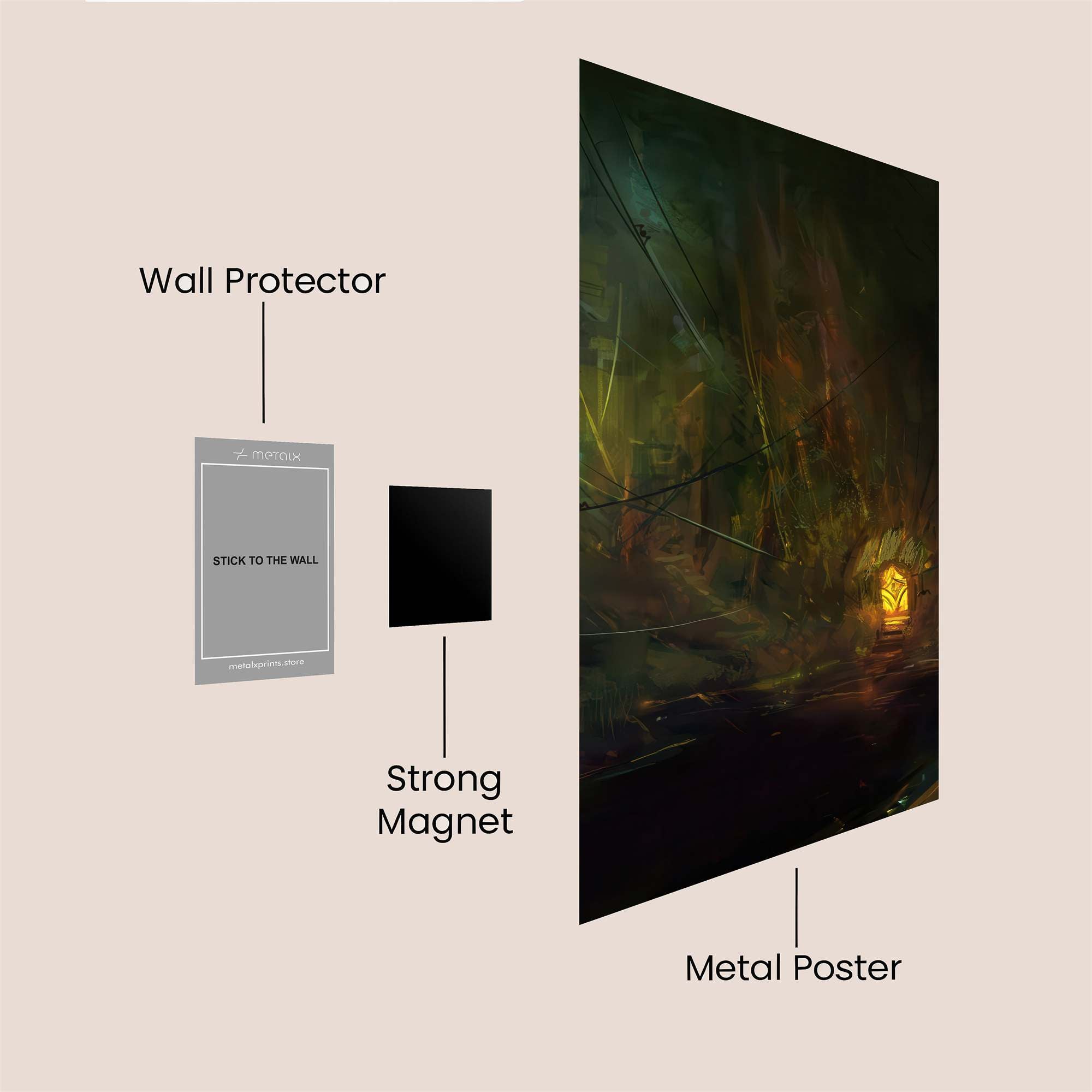 Portal Enigmatic Safe Wall Magnetic / M