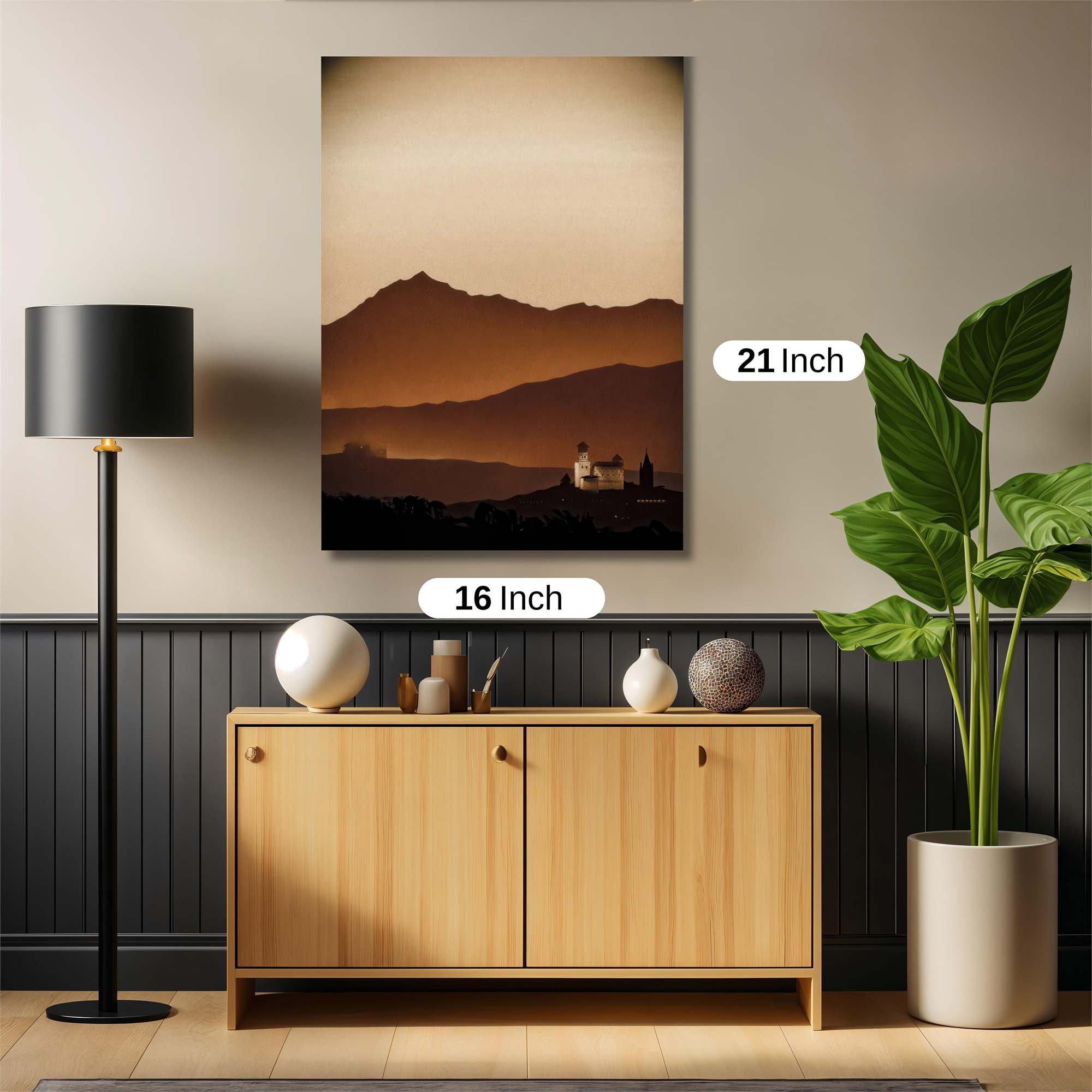 Mountain Serenity Safe Wall Magnetic / M