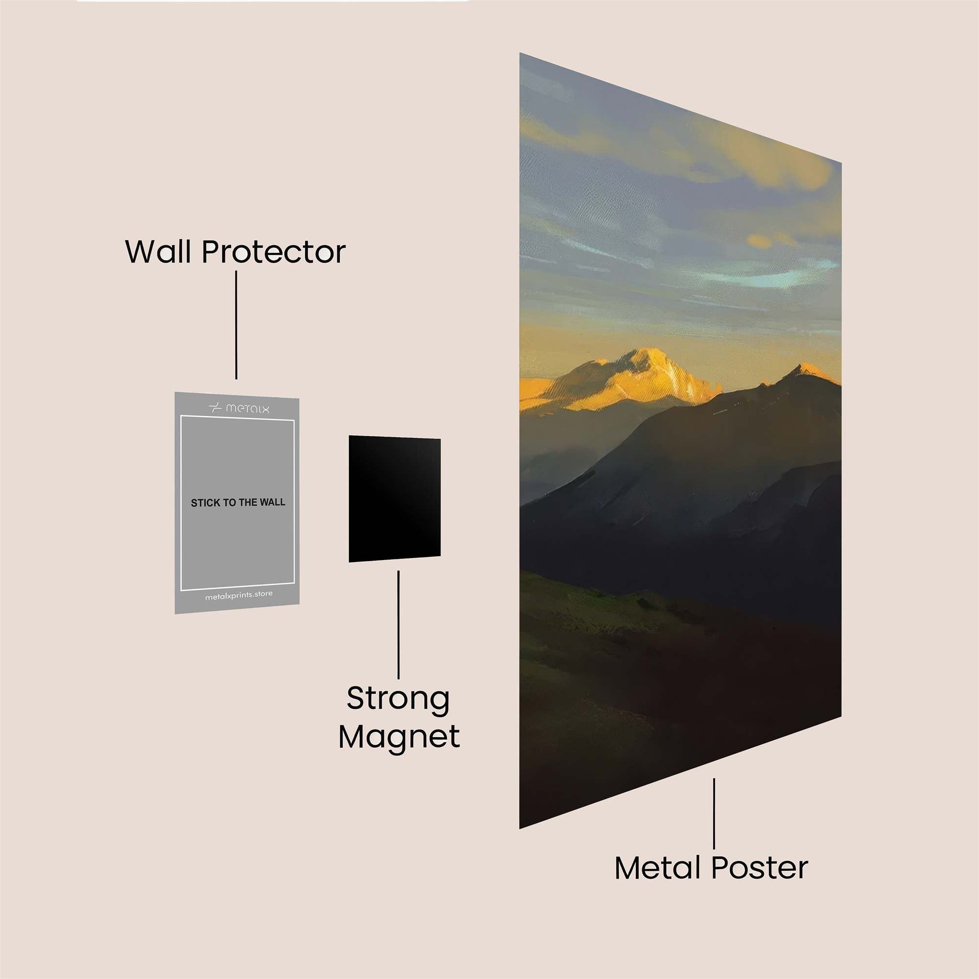 Castle Twilight Safe Wall Magnetic / M