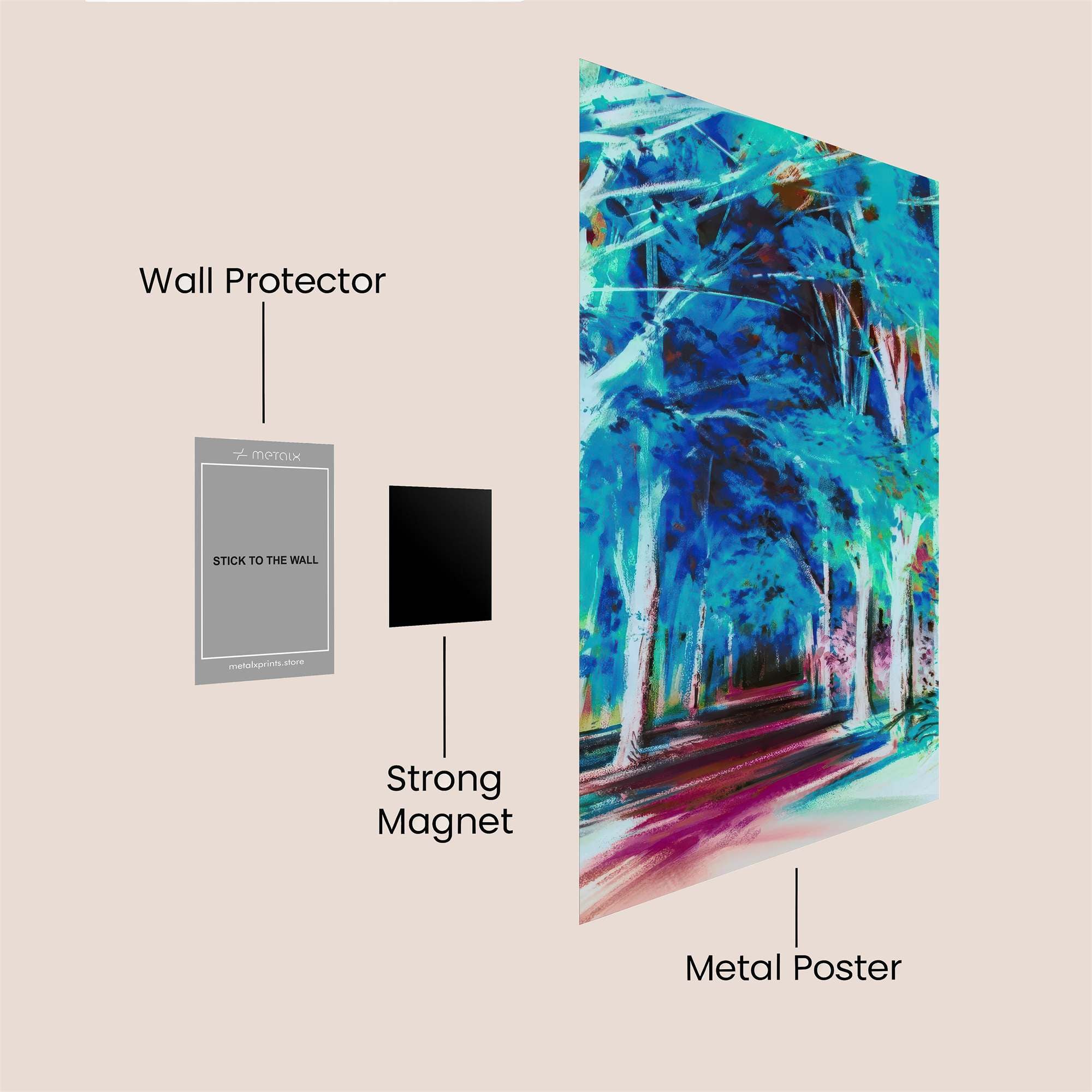 Arboreal Dream Safe Wall Magnetic / M