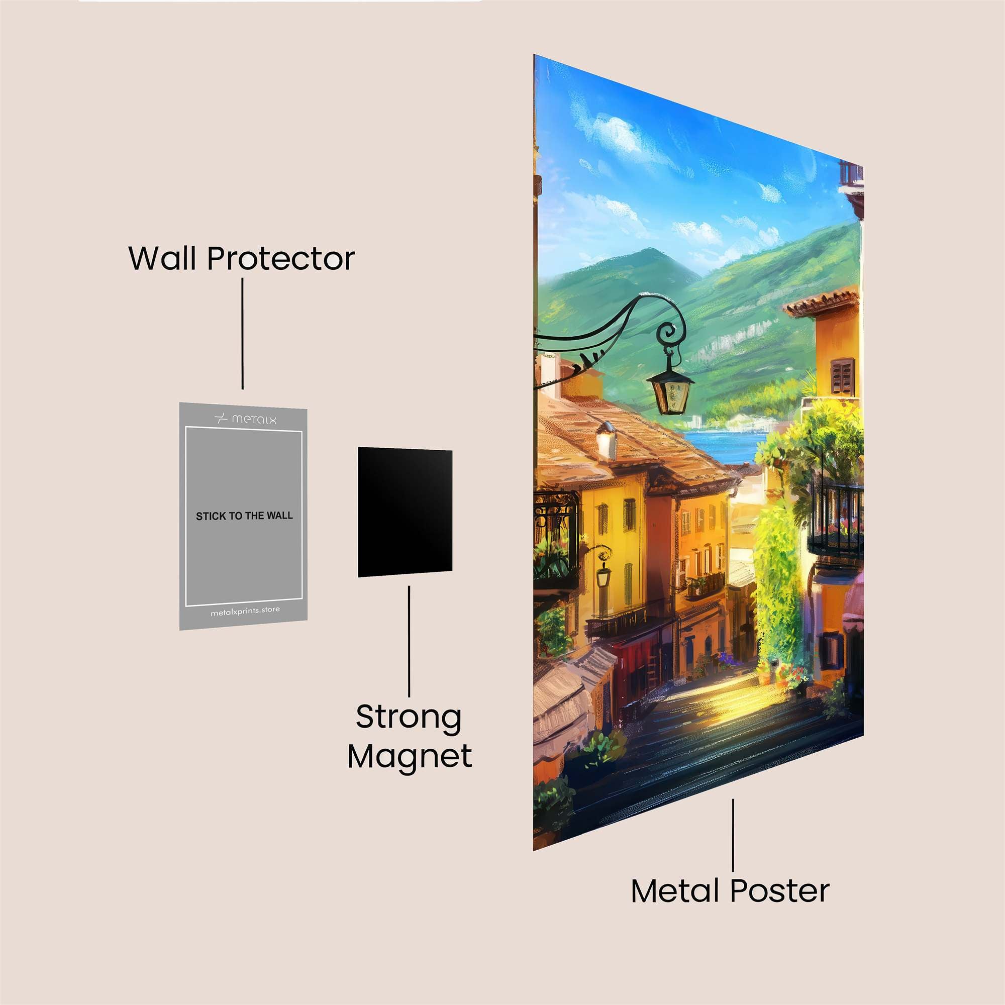 Positano Bliss Safe Wall Magnetic / M