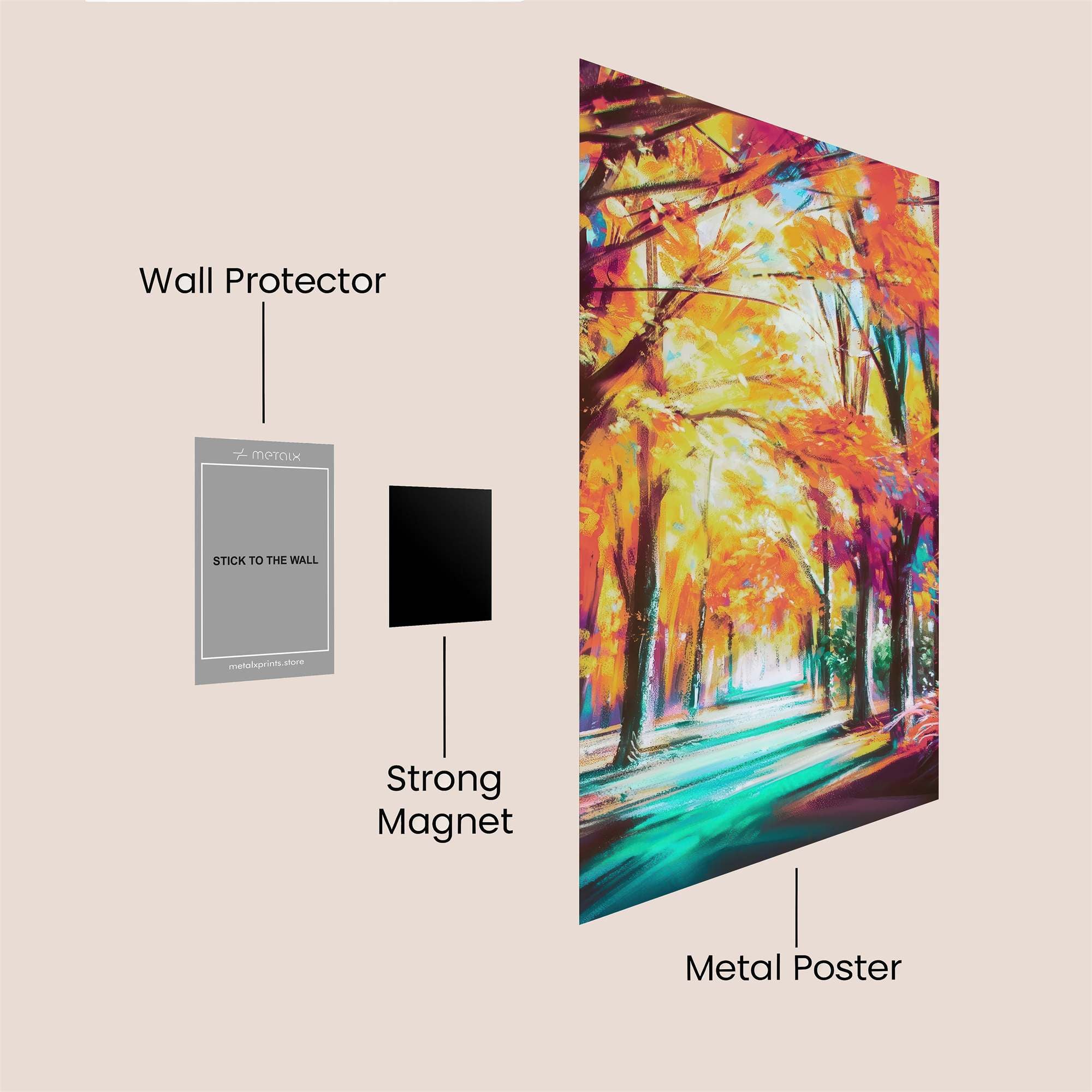 Autumn Radiance Safe Wall Magnetic / M