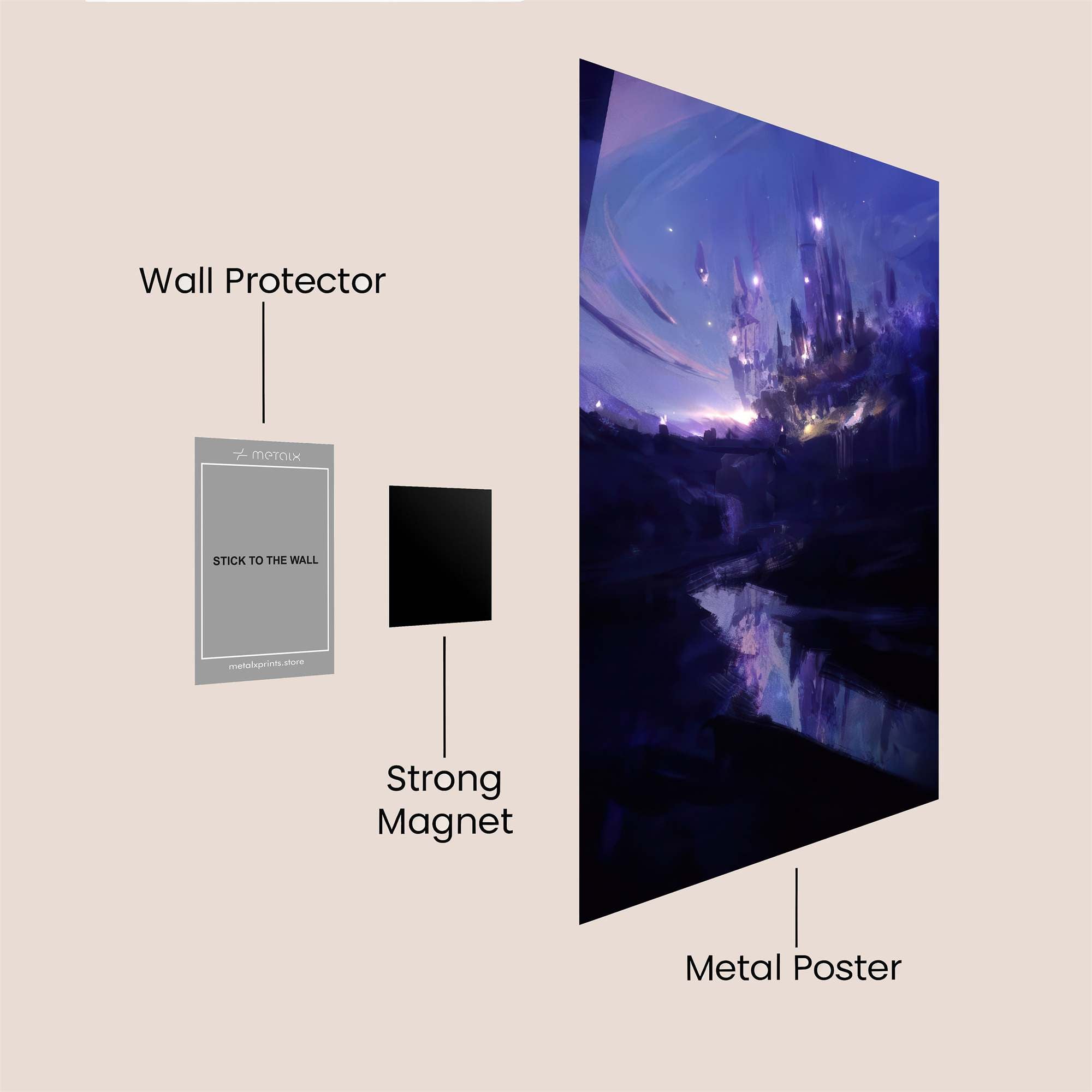 Castle Enigma Safe Wall Magnetic / M
