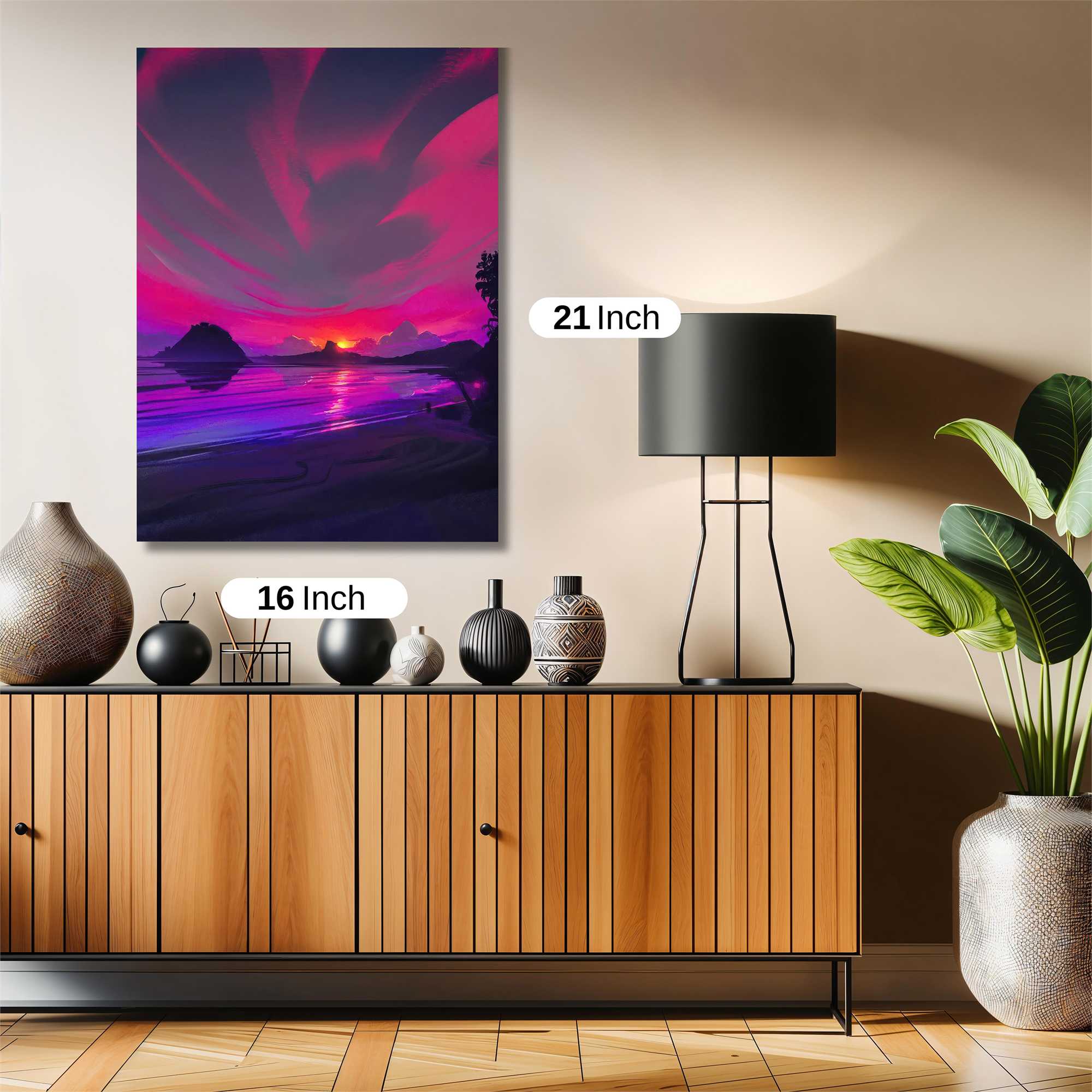 Sunset Serenity Safe Wall Magnetic / M