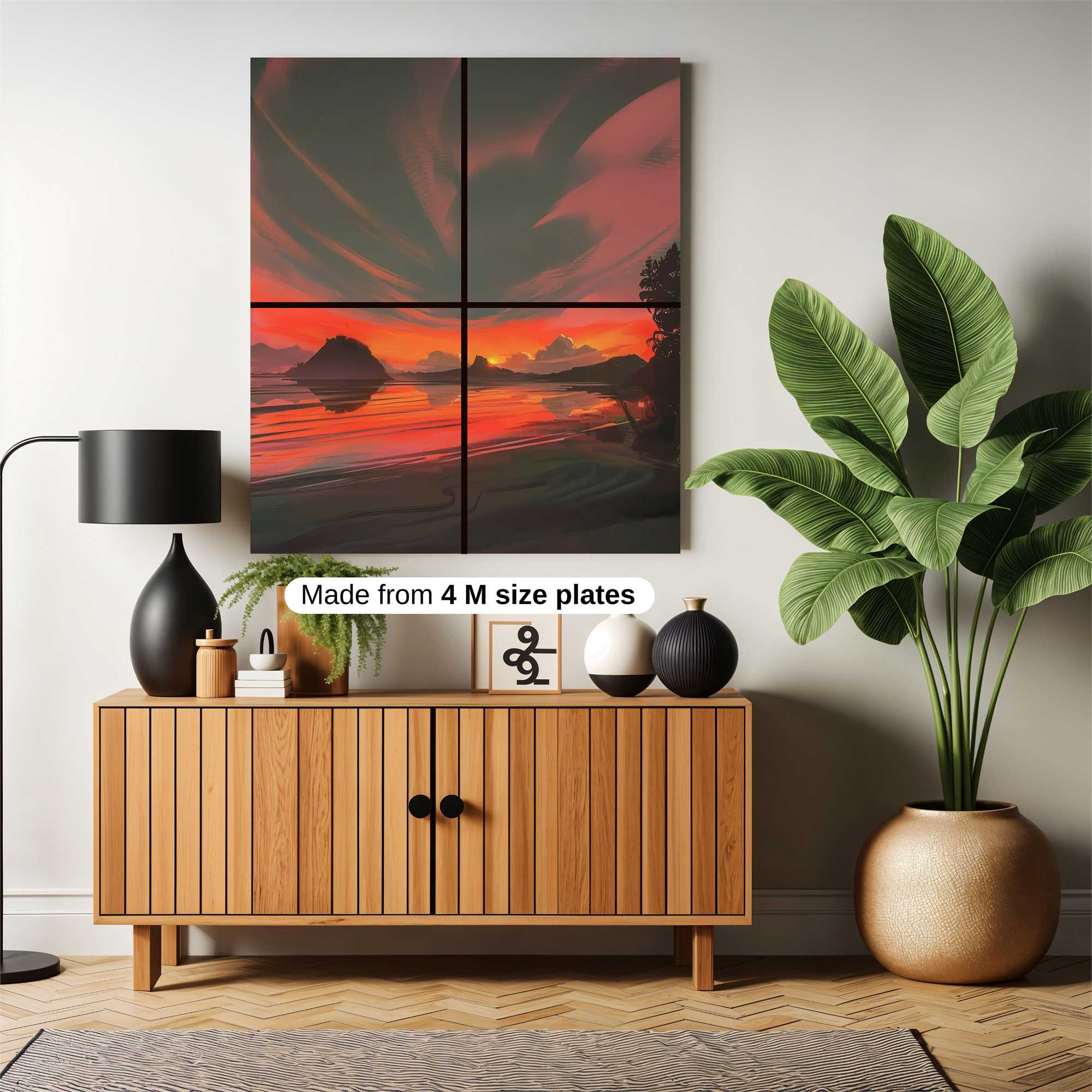 Sunset Serenity Safe Wall Magnetic / M