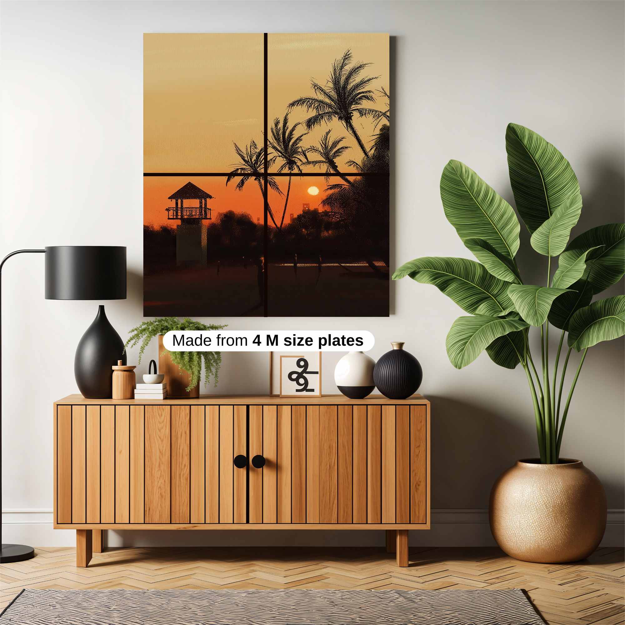 Sunset Serenity Safe Wall Magnetic / M