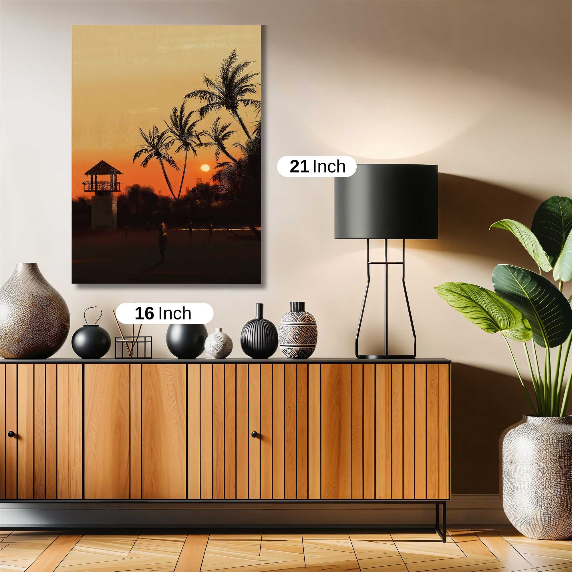 Sunset Serenity Safe Wall Magnetic / M
