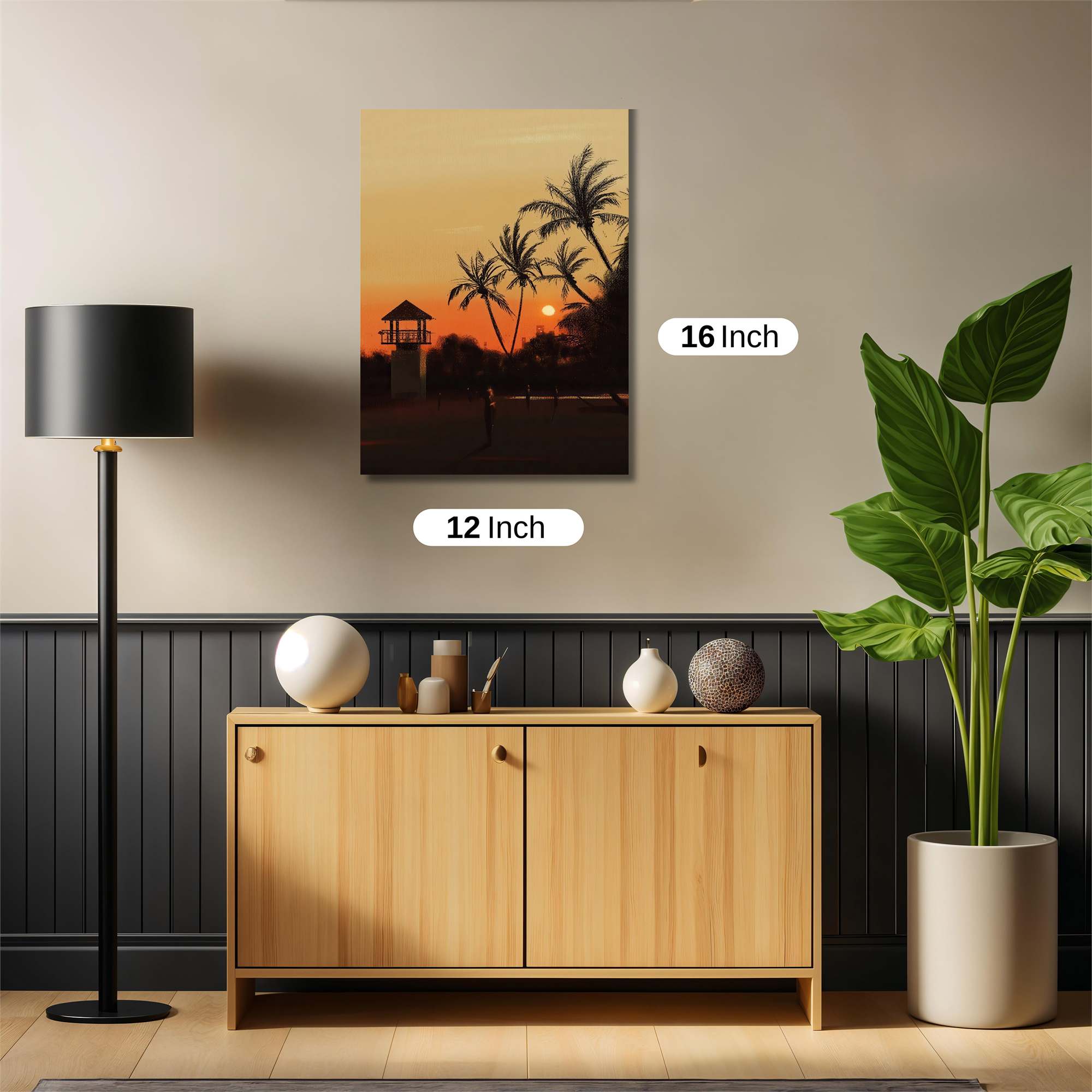 Sunset Serenity Safe Wall Magnetic / M