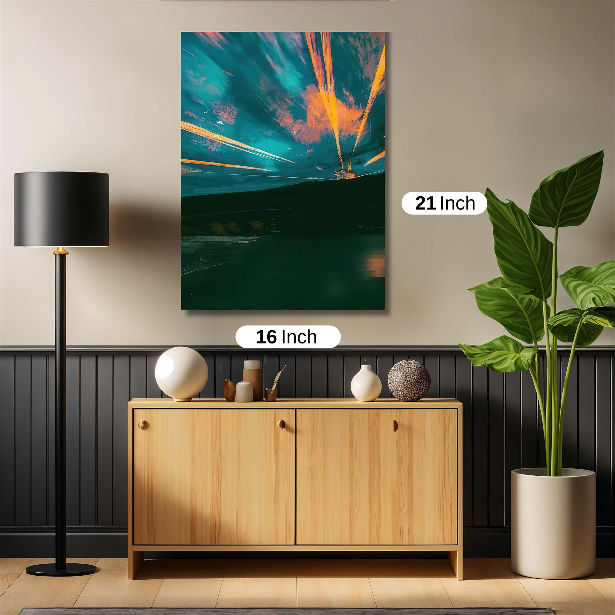 Moonlit Tranquility Safe Wall Magnetic / M