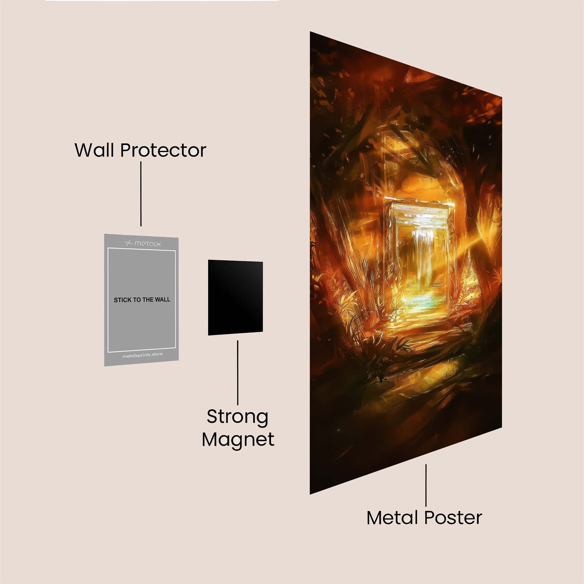 Portal Enigma Safe Wall Magnetic / M