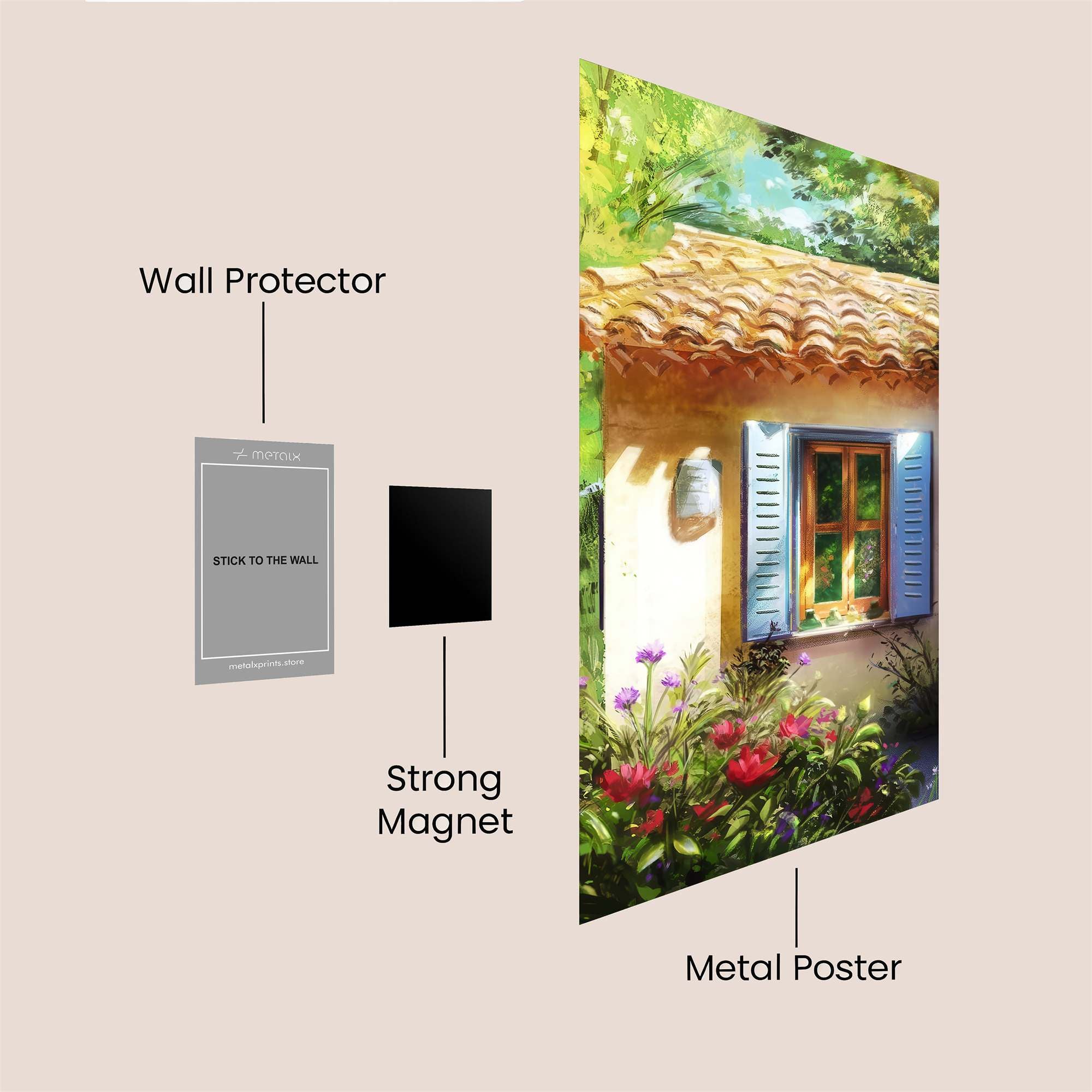Cottage Bliss Safe Wall Magnetic / M
