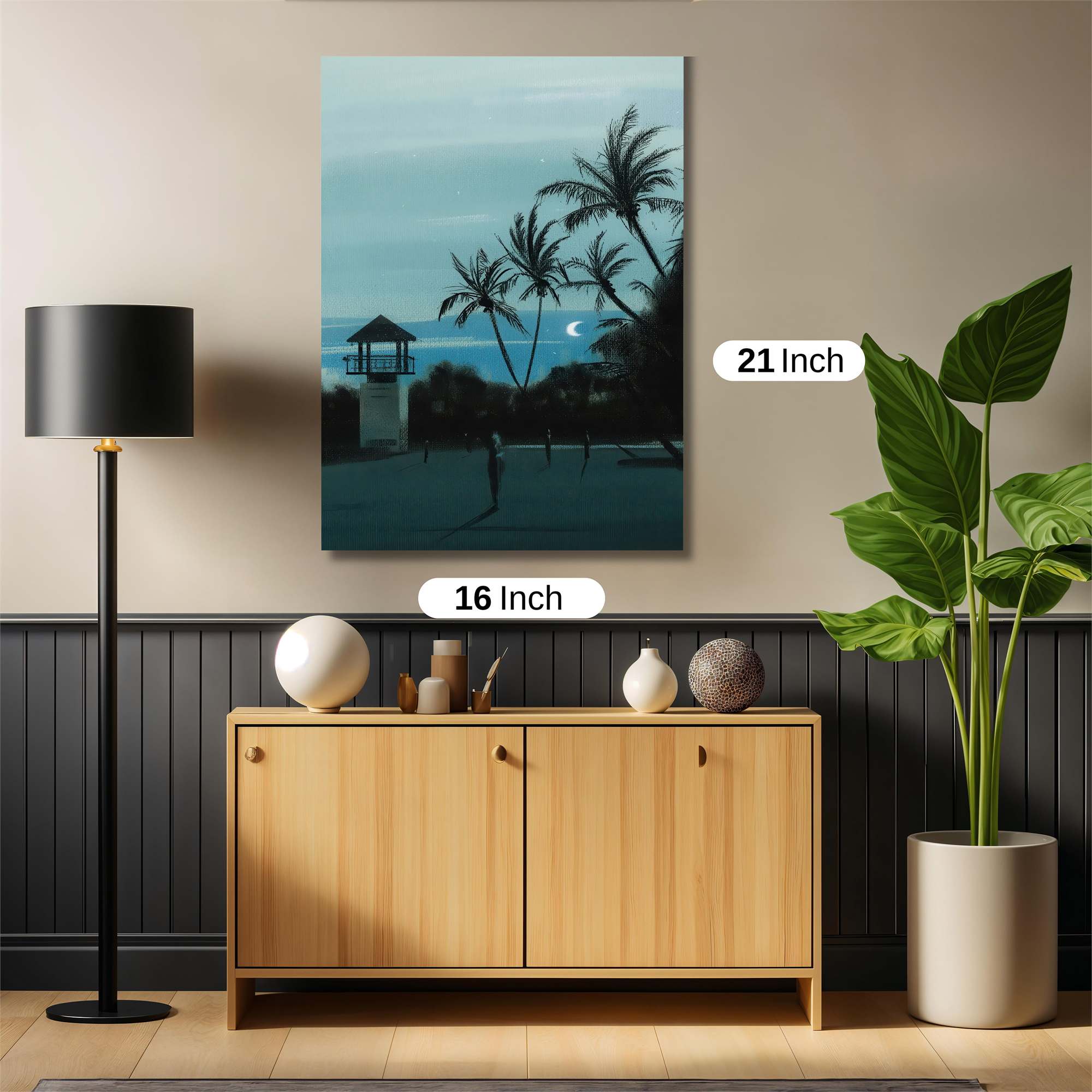 Moonlit Escape Safe Wall Magnetic / M