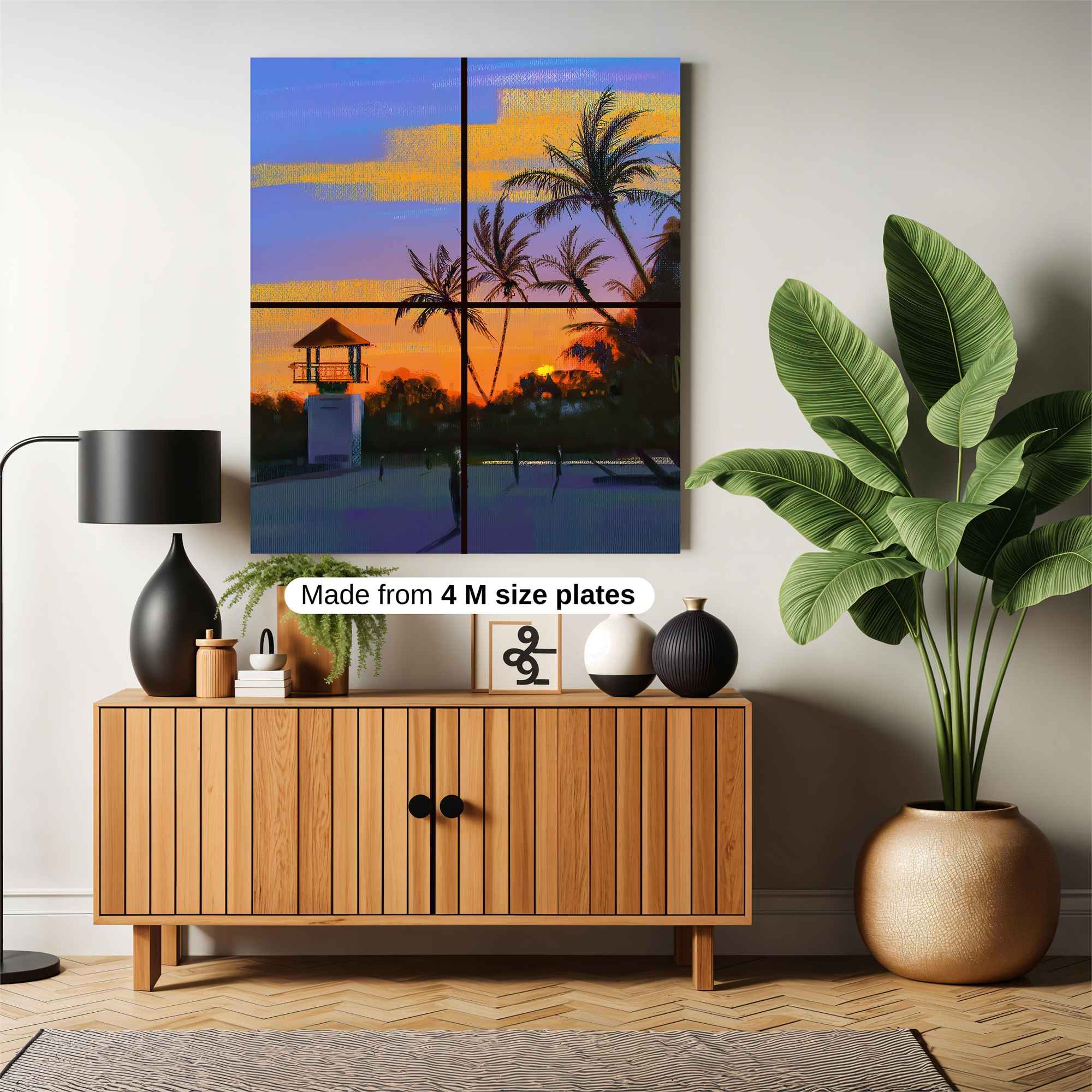 Sunset Serenity Safe Wall Magnetic / M