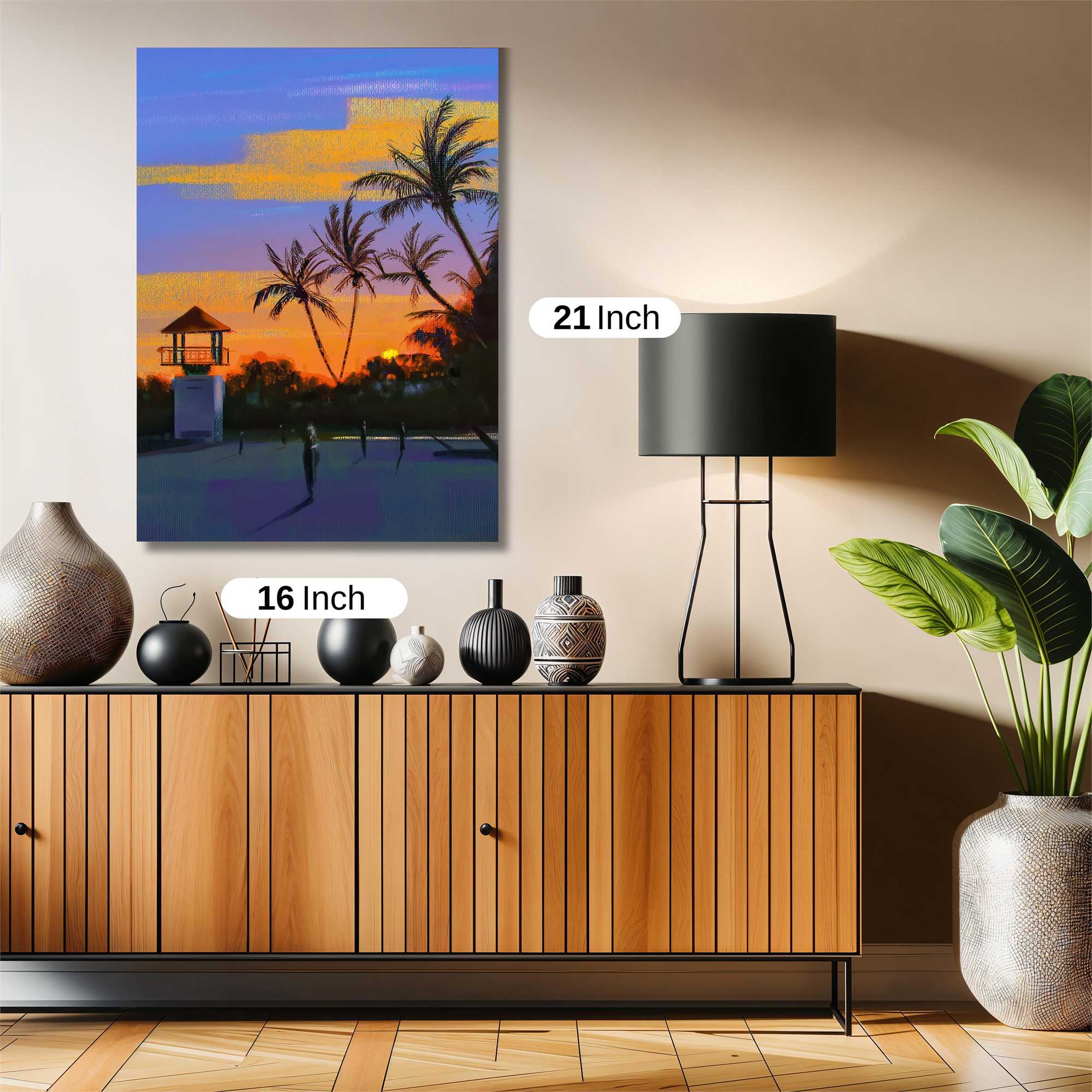 Sunset Serenity Safe Wall Magnetic / M