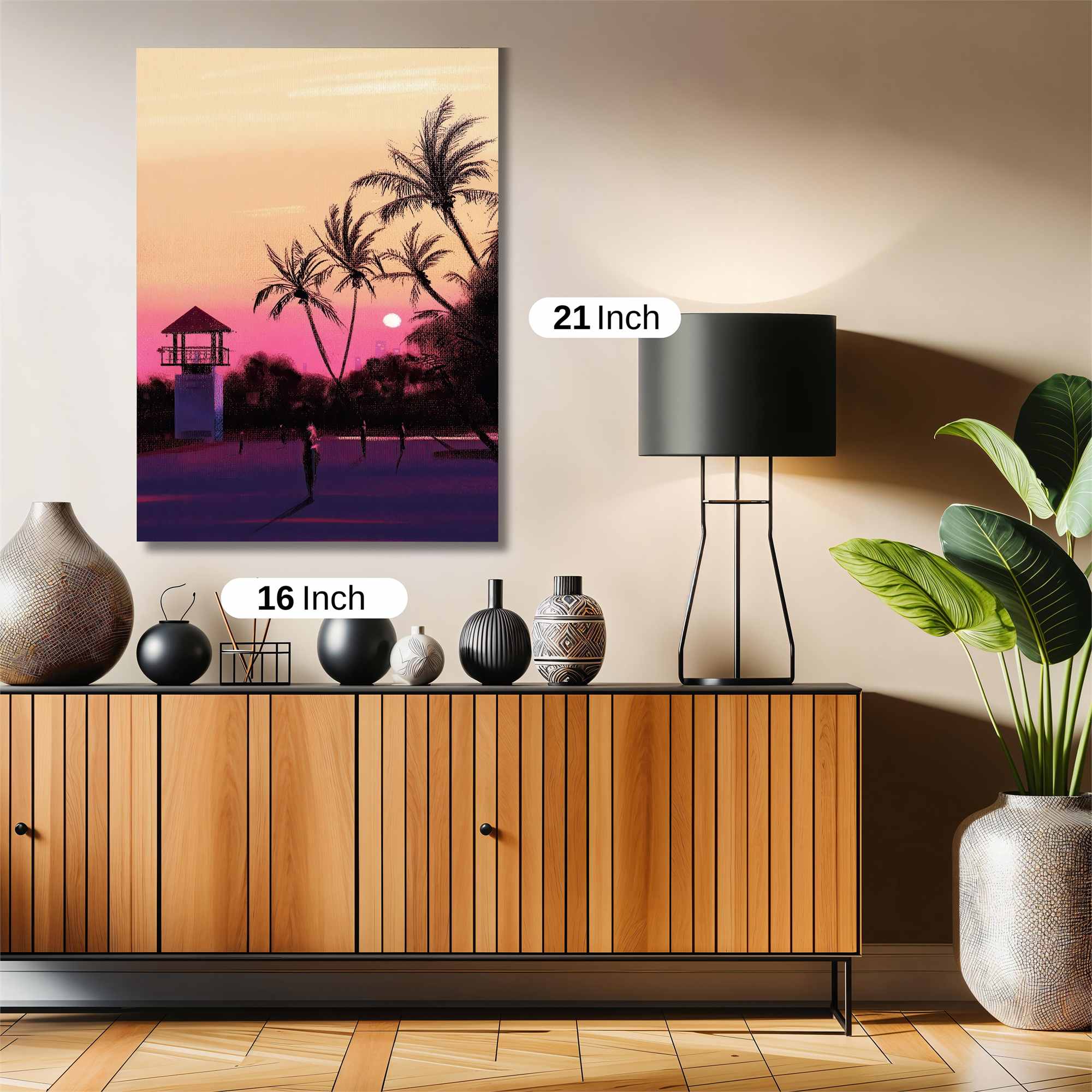 Sunset Serenity Safe Wall Magnetic / M