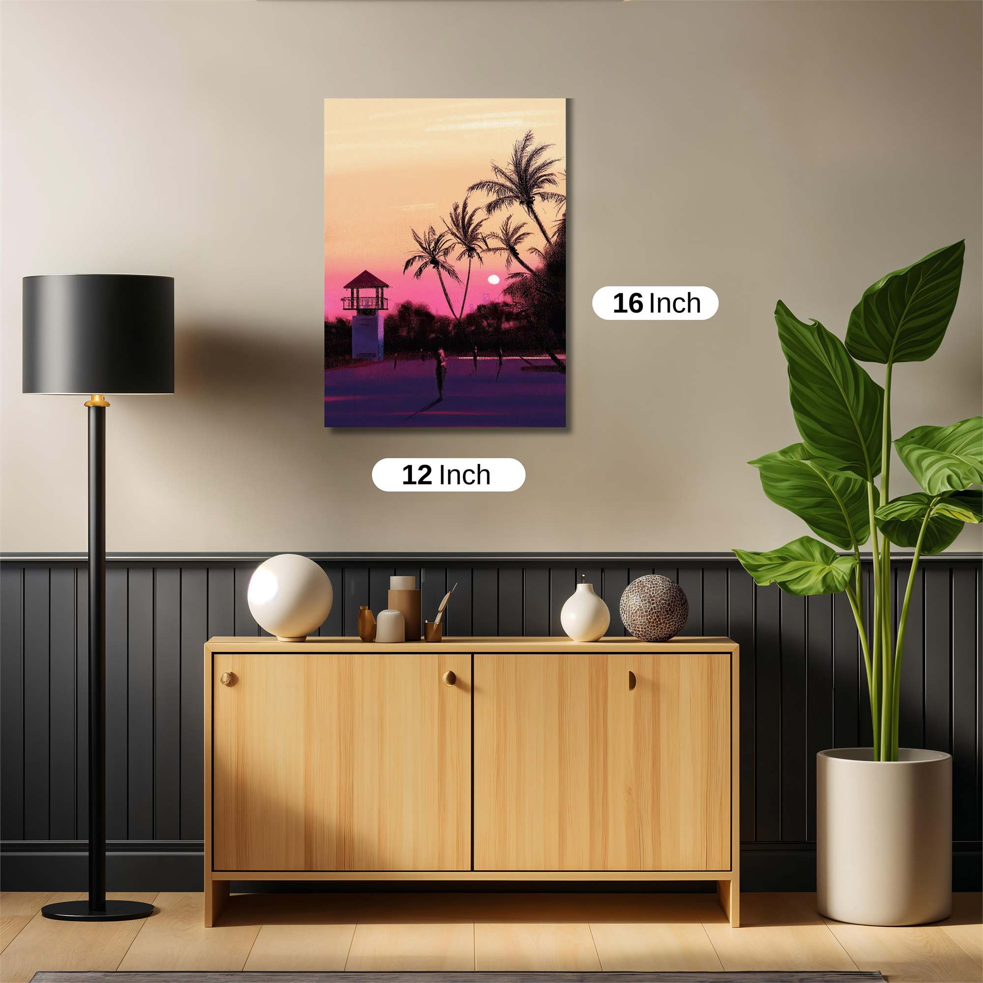 Sunset Serenity Safe Wall Magnetic / M